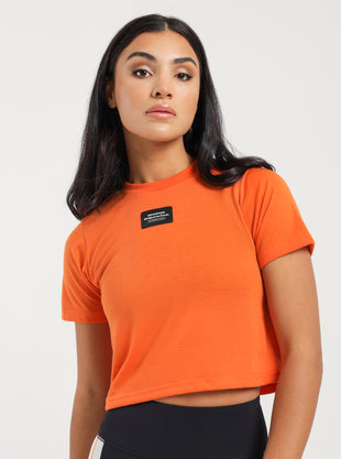 Title Game T-Shirt in Orange