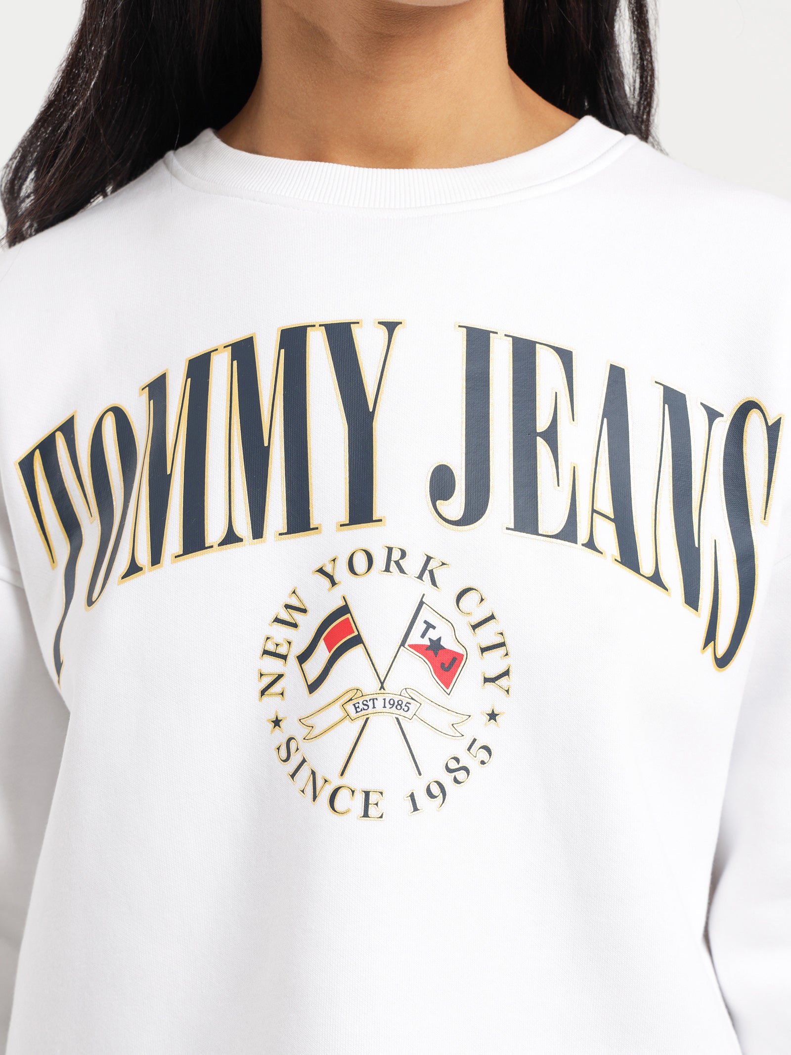 Cropped Relaxed Fit Sweater