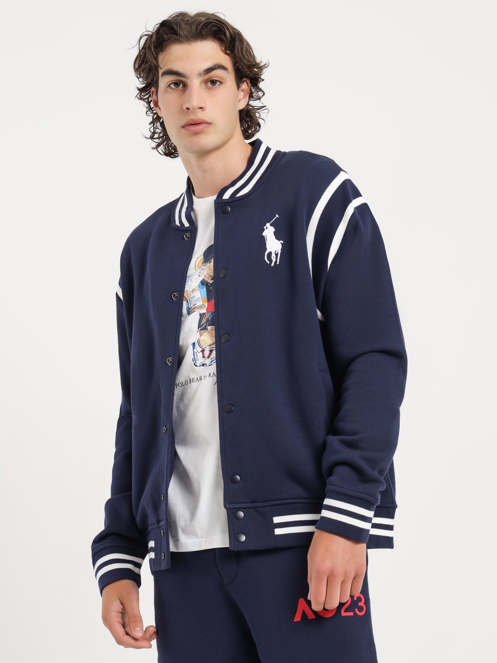 AO Long Sleeve Varsity Jacket