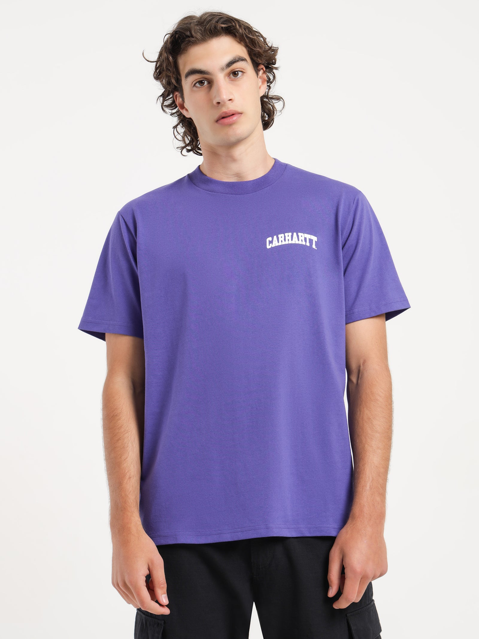 Short Sleeve University Script T-Shirt