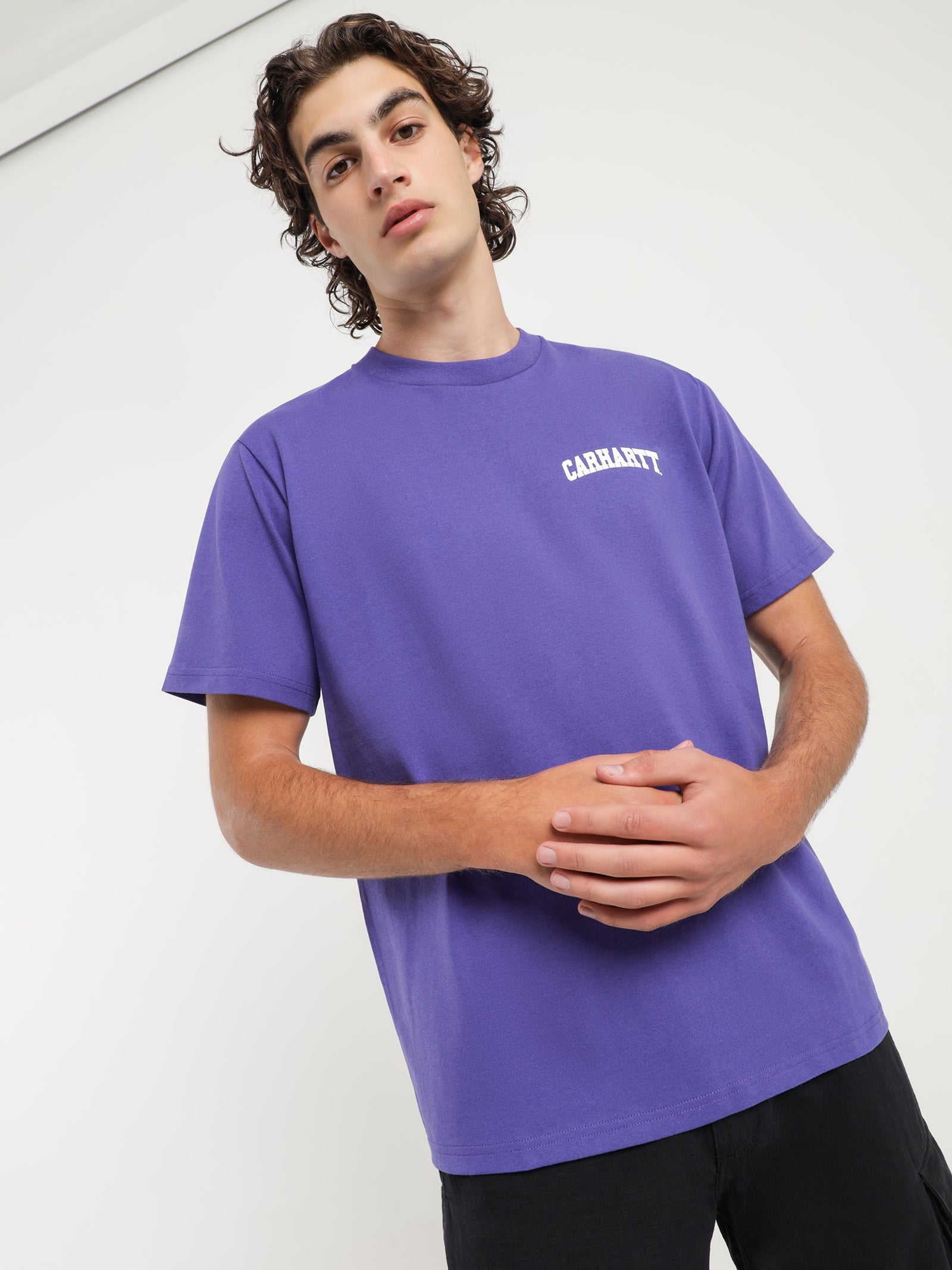 Short Sleeve University Script T-Shirt