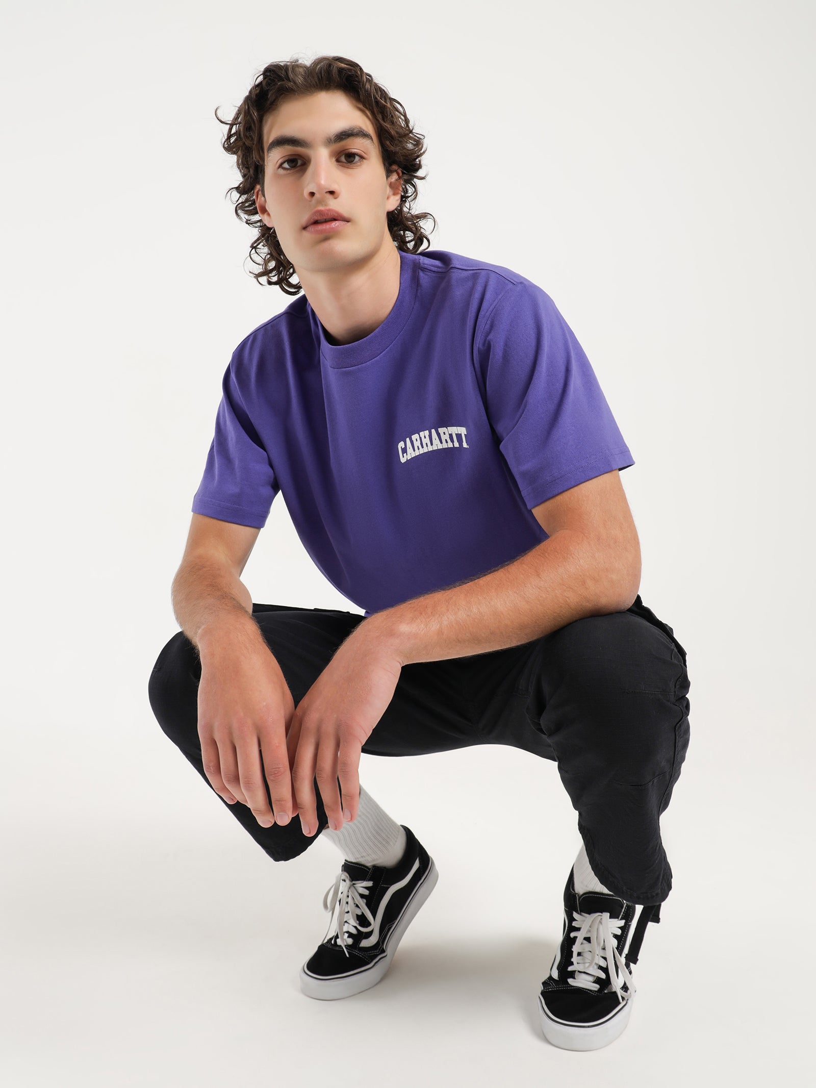 Short Sleeve University Script T-Shirt