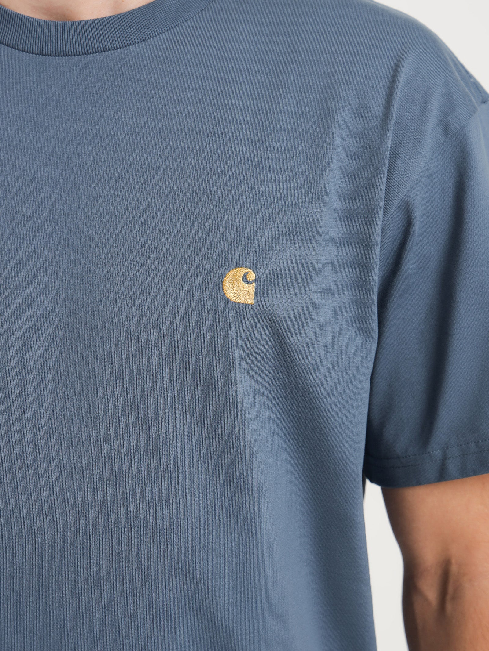 Carhartt Wip Short Sleeve Chase T-Shirt Blue | Glue Store