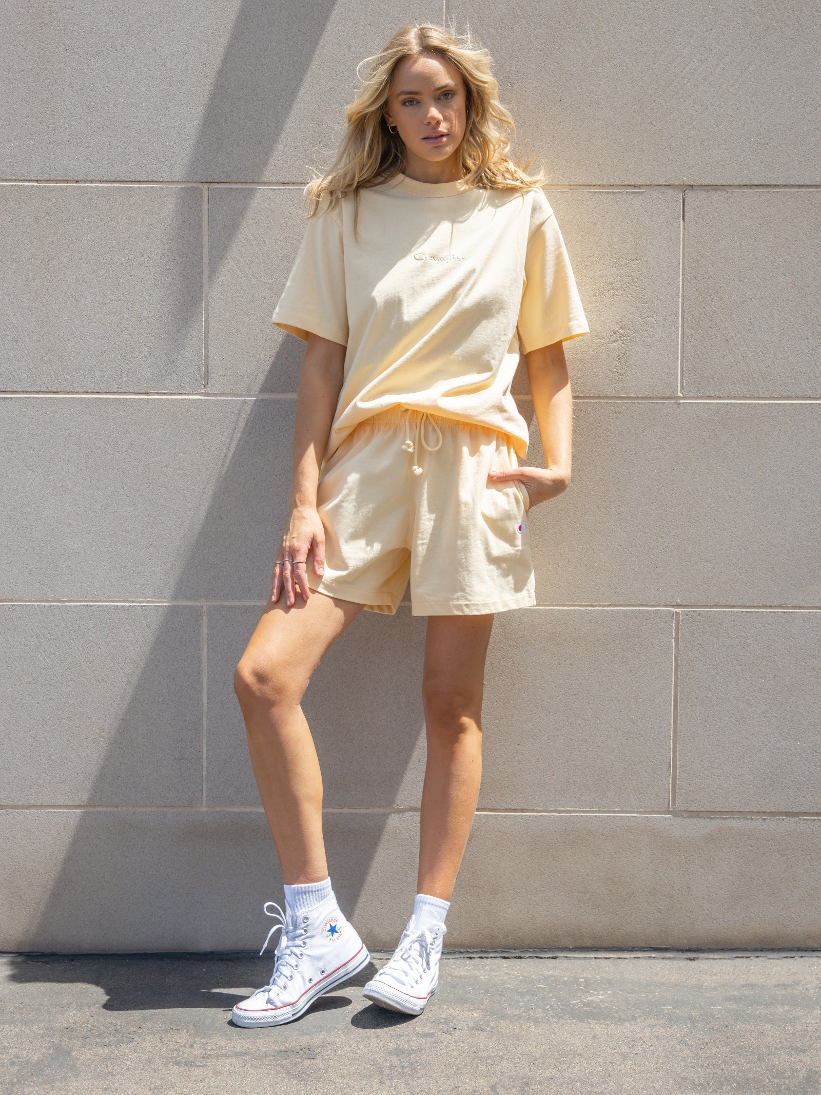 Heritage Relaxed Shorts in Fraiche Yellow