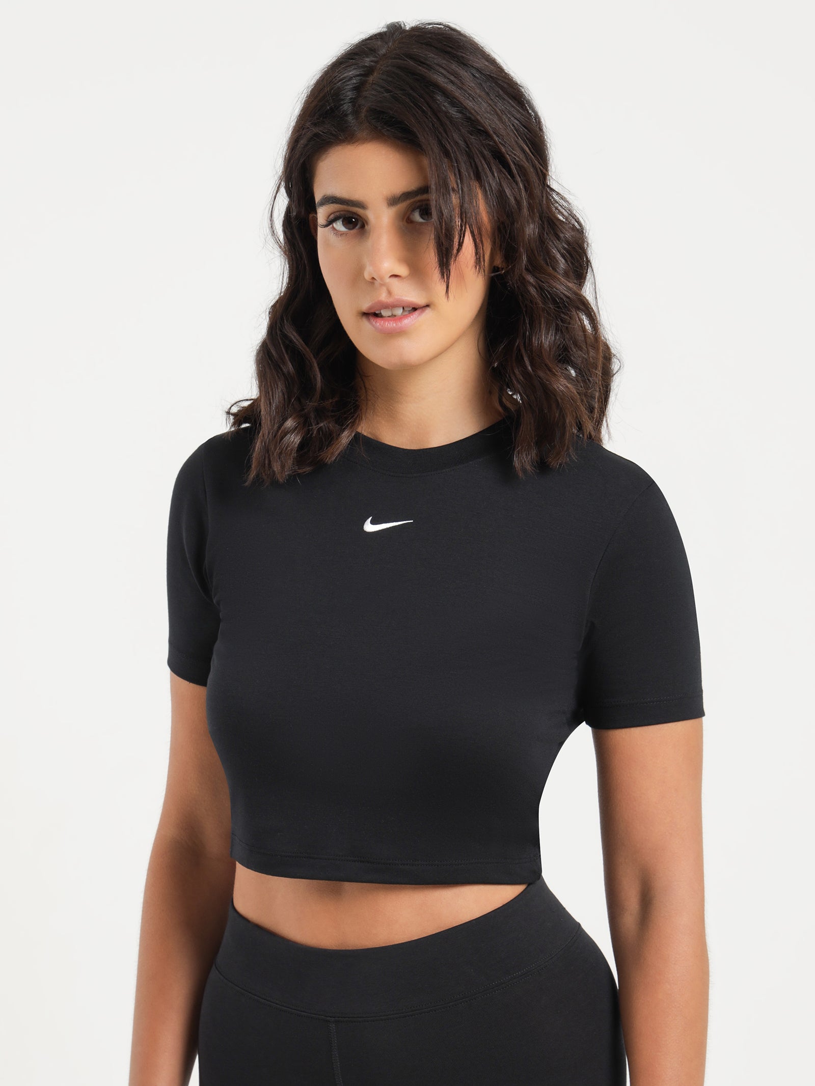 Crop Tops Nike Essential Cropped Nike Sportswear Essentials Ribbed