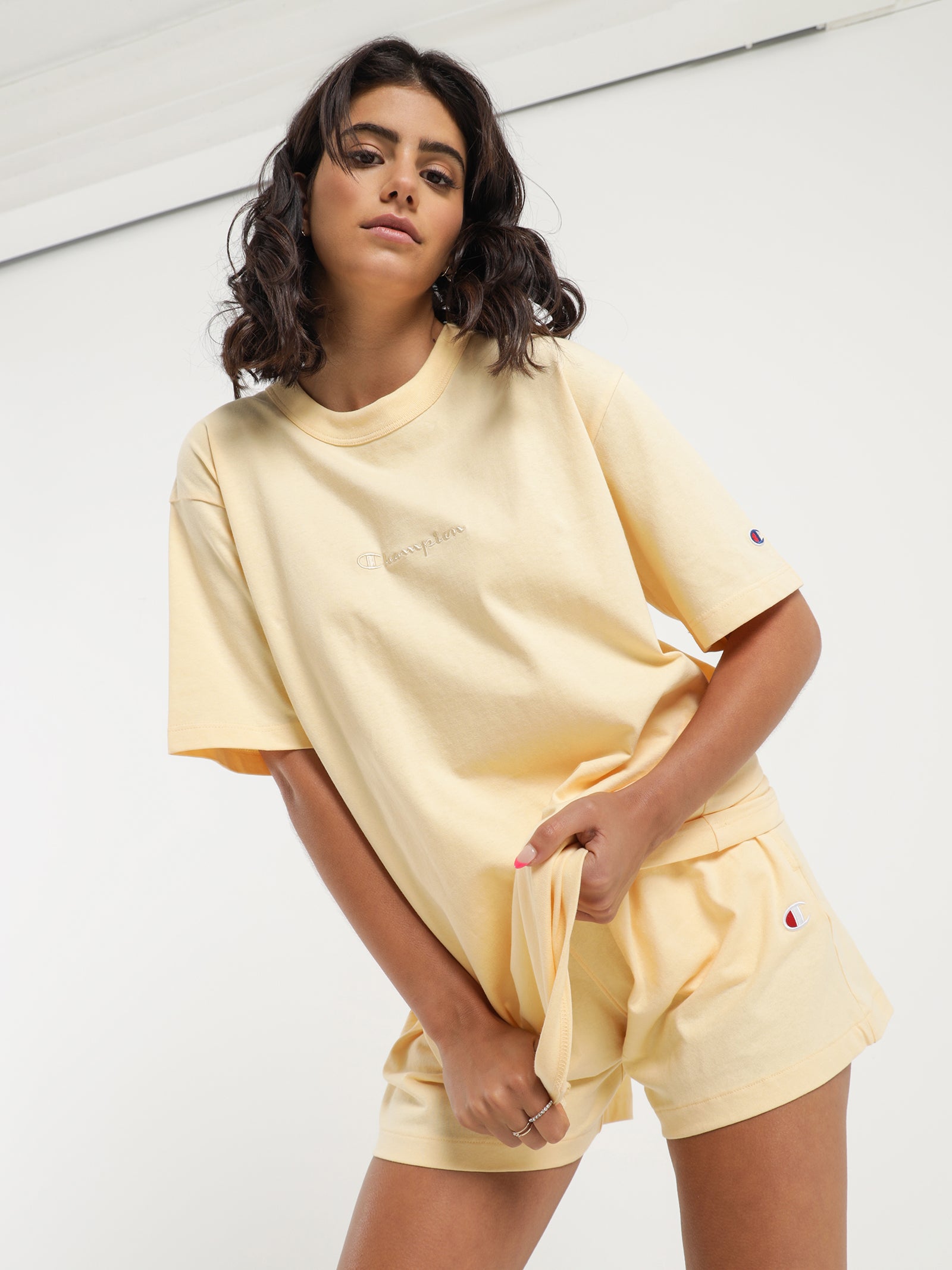Heritage Relaxed Shorts in Fraiche Yellow