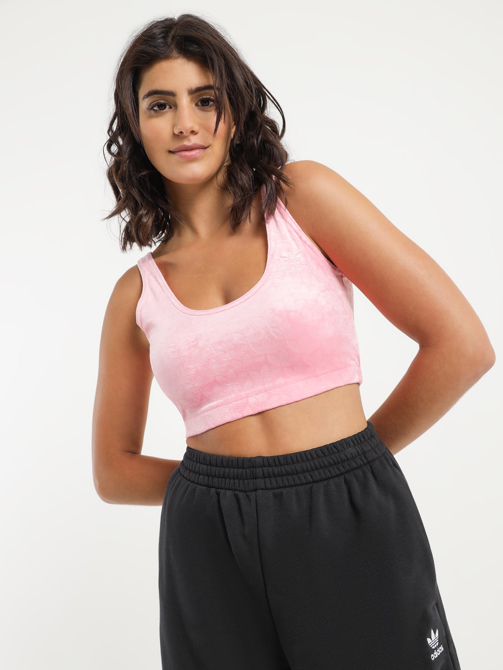 adidas velvet top