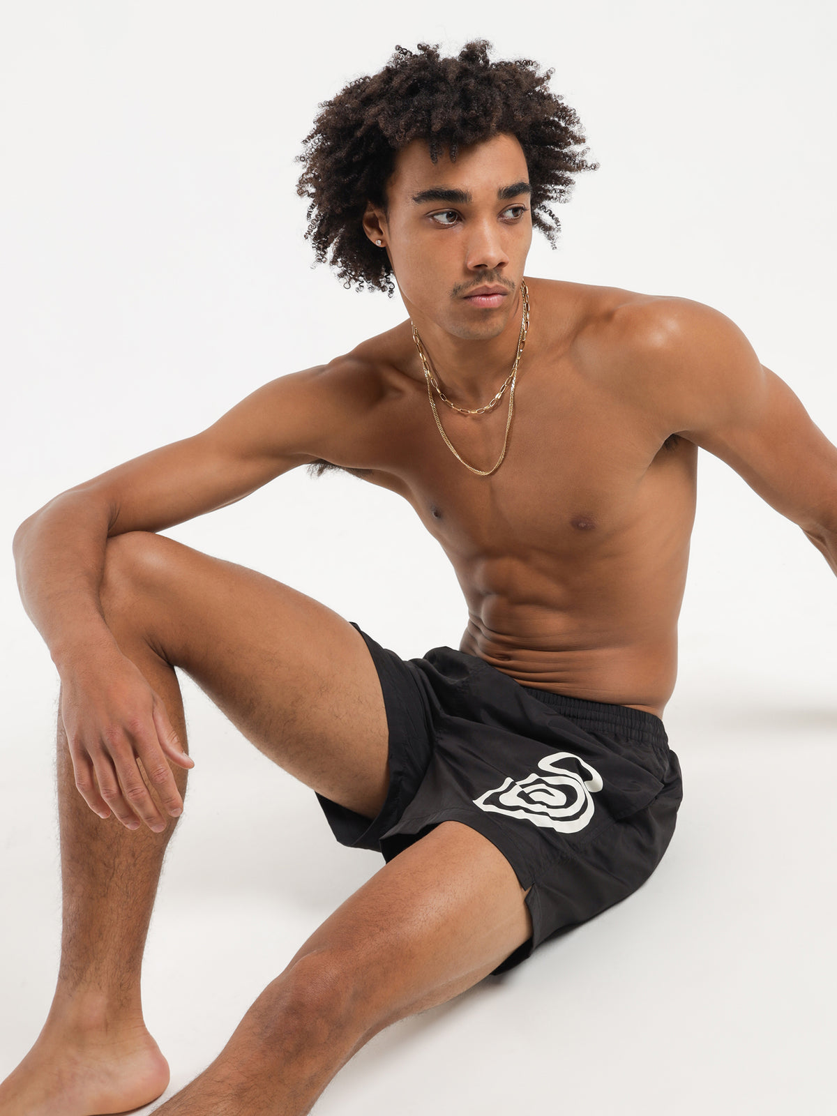 Stussy Curly S Watershorts | Black