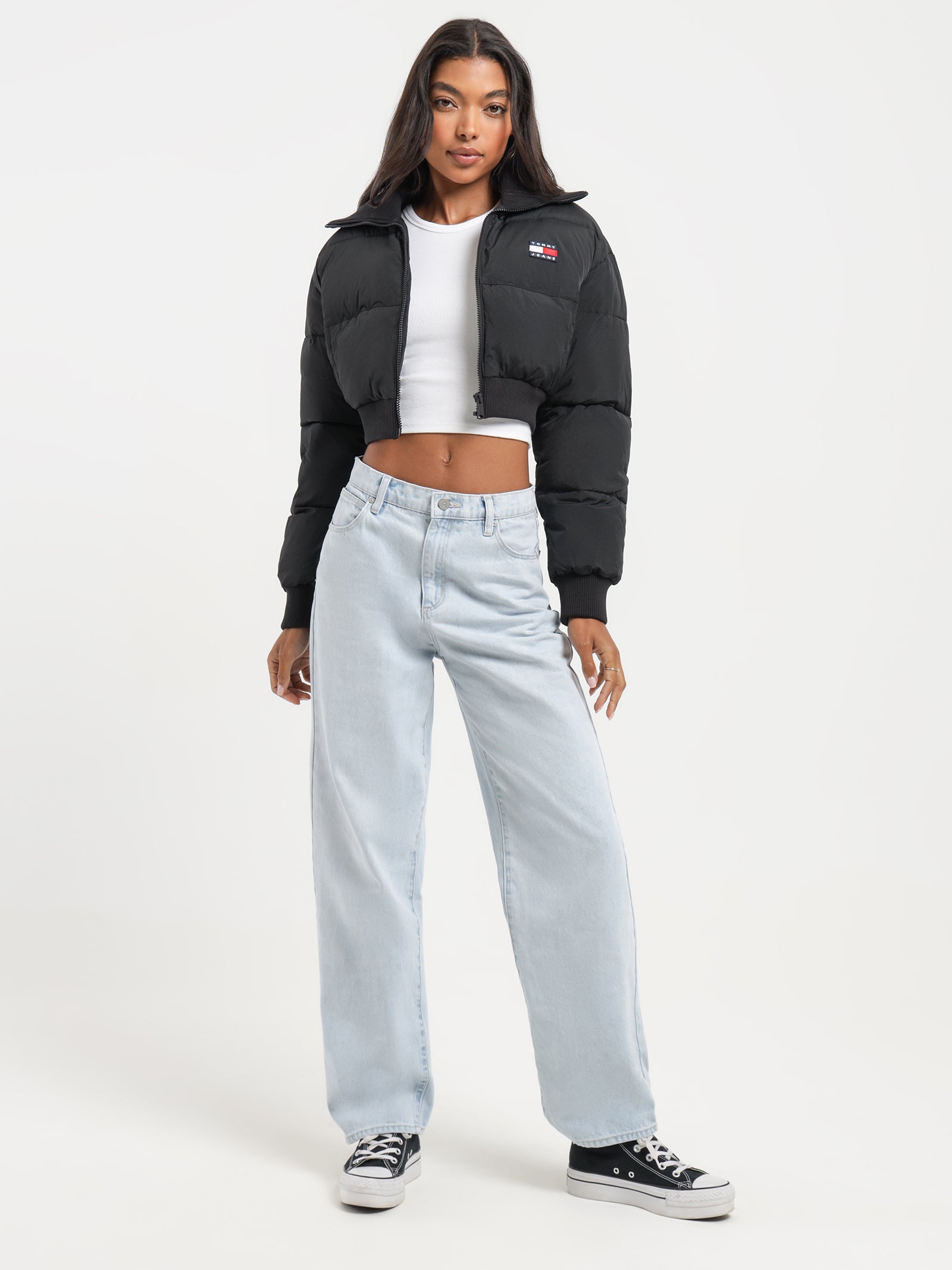 Ultra Crop Collar Puffer