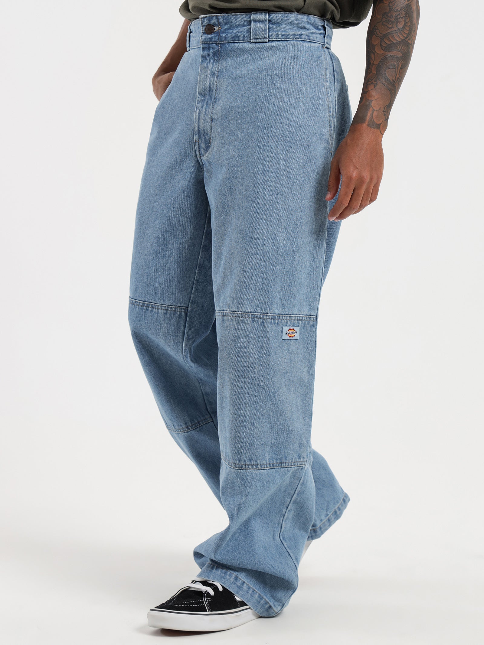 85-283AU Double Knee Jeans