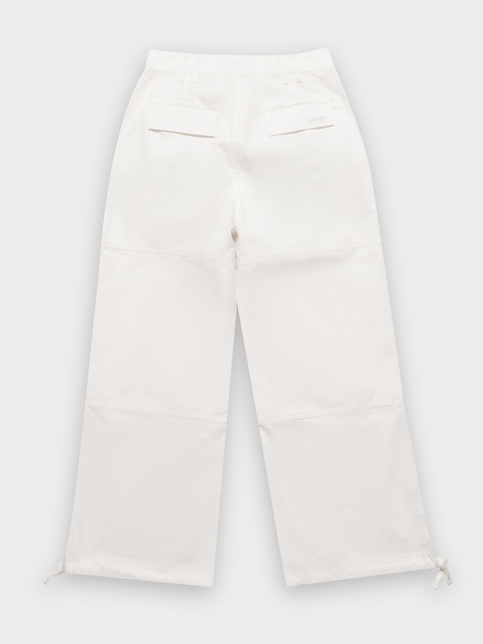 Long Stride Cargo Pants in White
