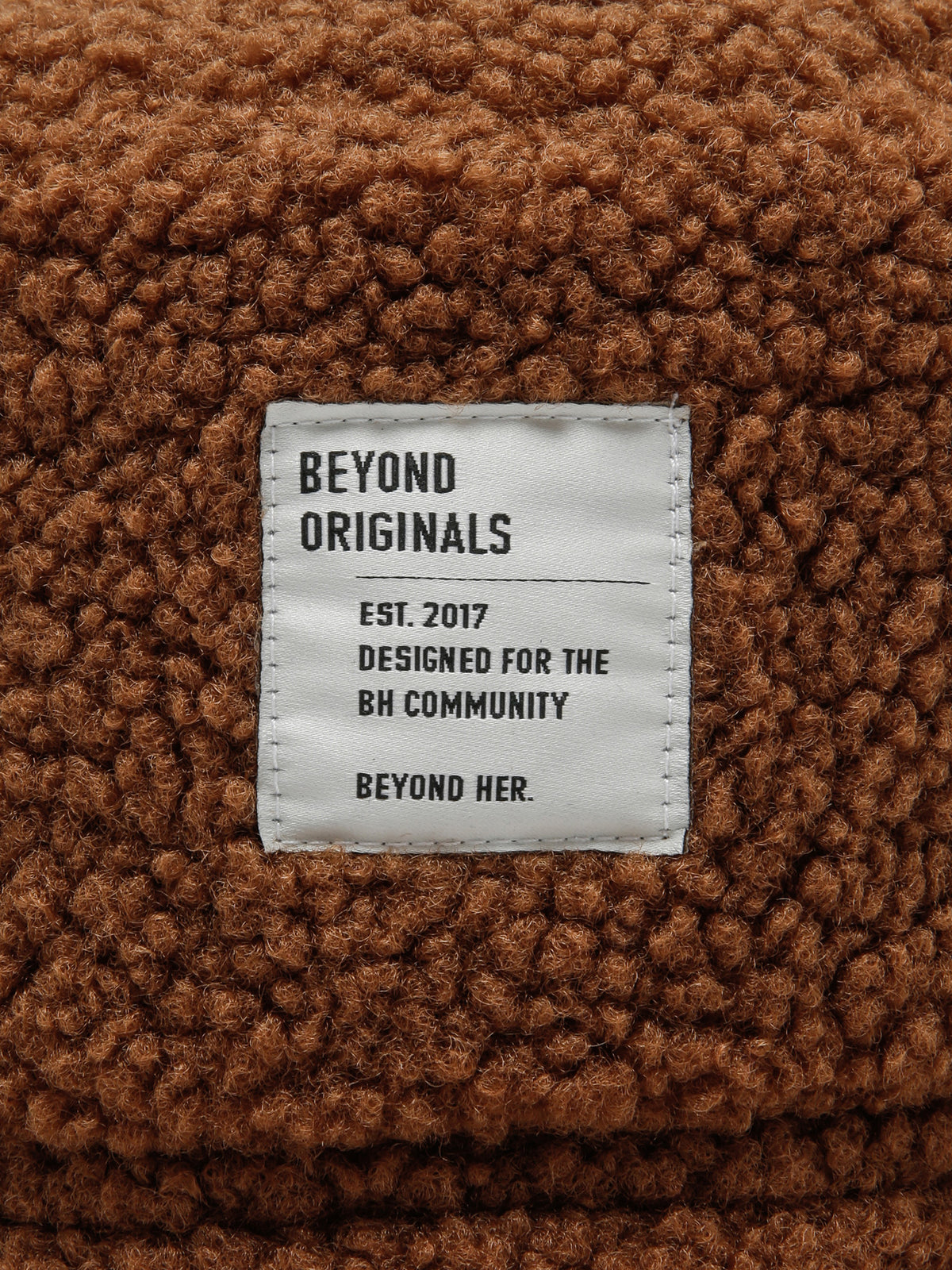 Beyond Her Sherpa Bucket Hat | Natural
