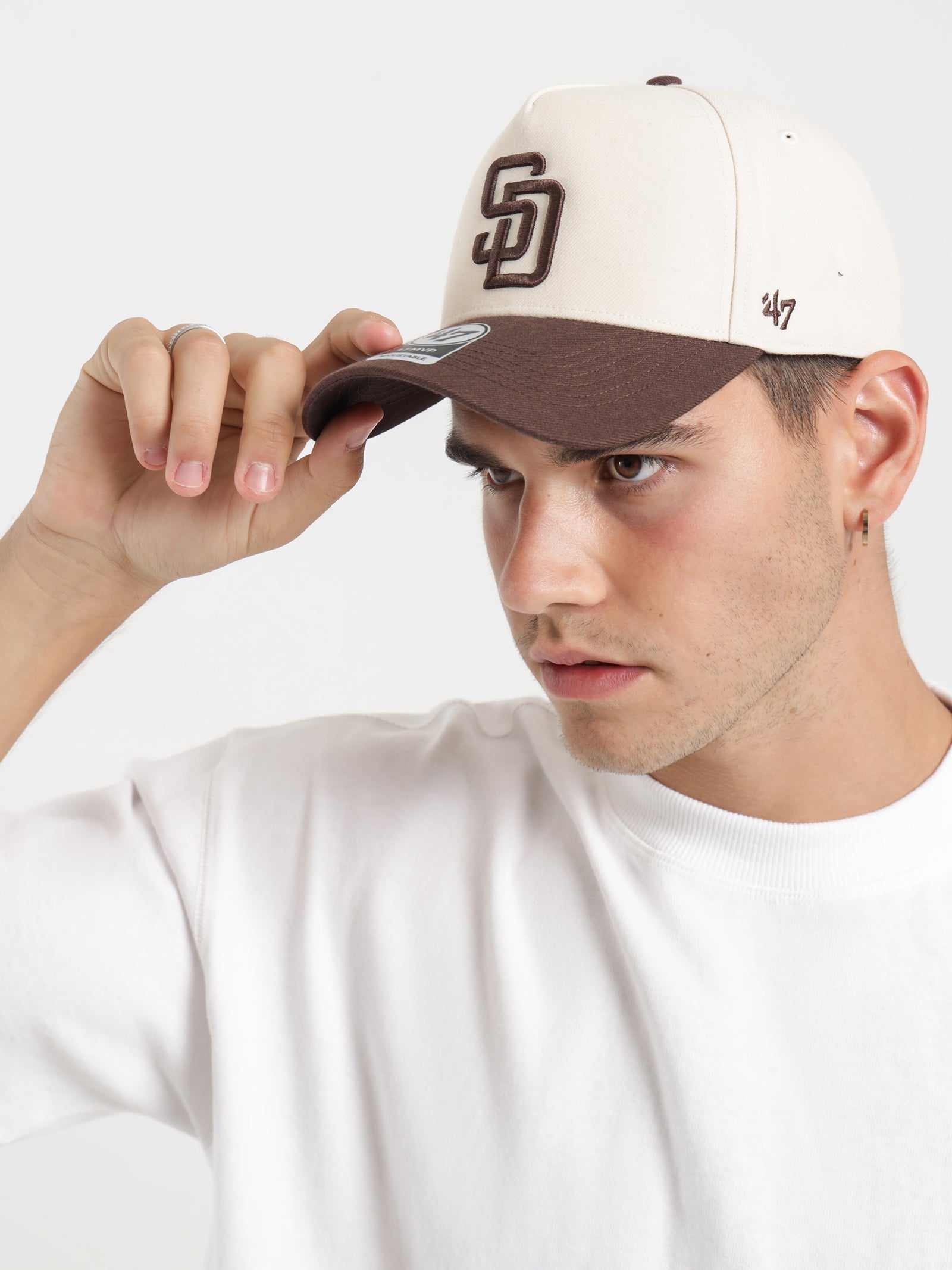47 Brand San Diego Padres Hat 47 San Diego Padres Clean Up