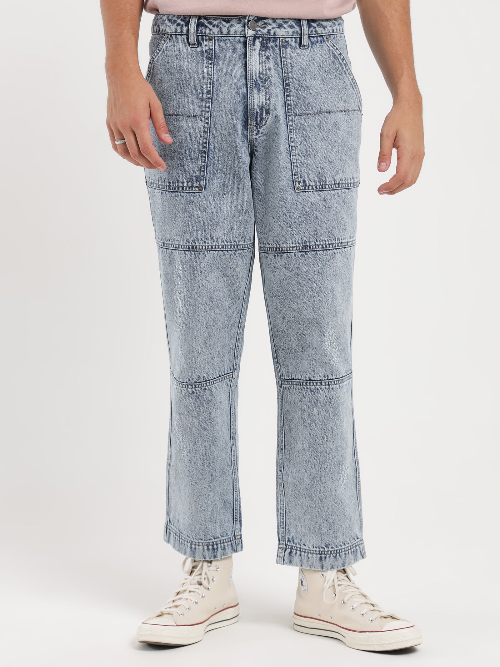 Anarchy Relaxed Jeans in Vintage Blue