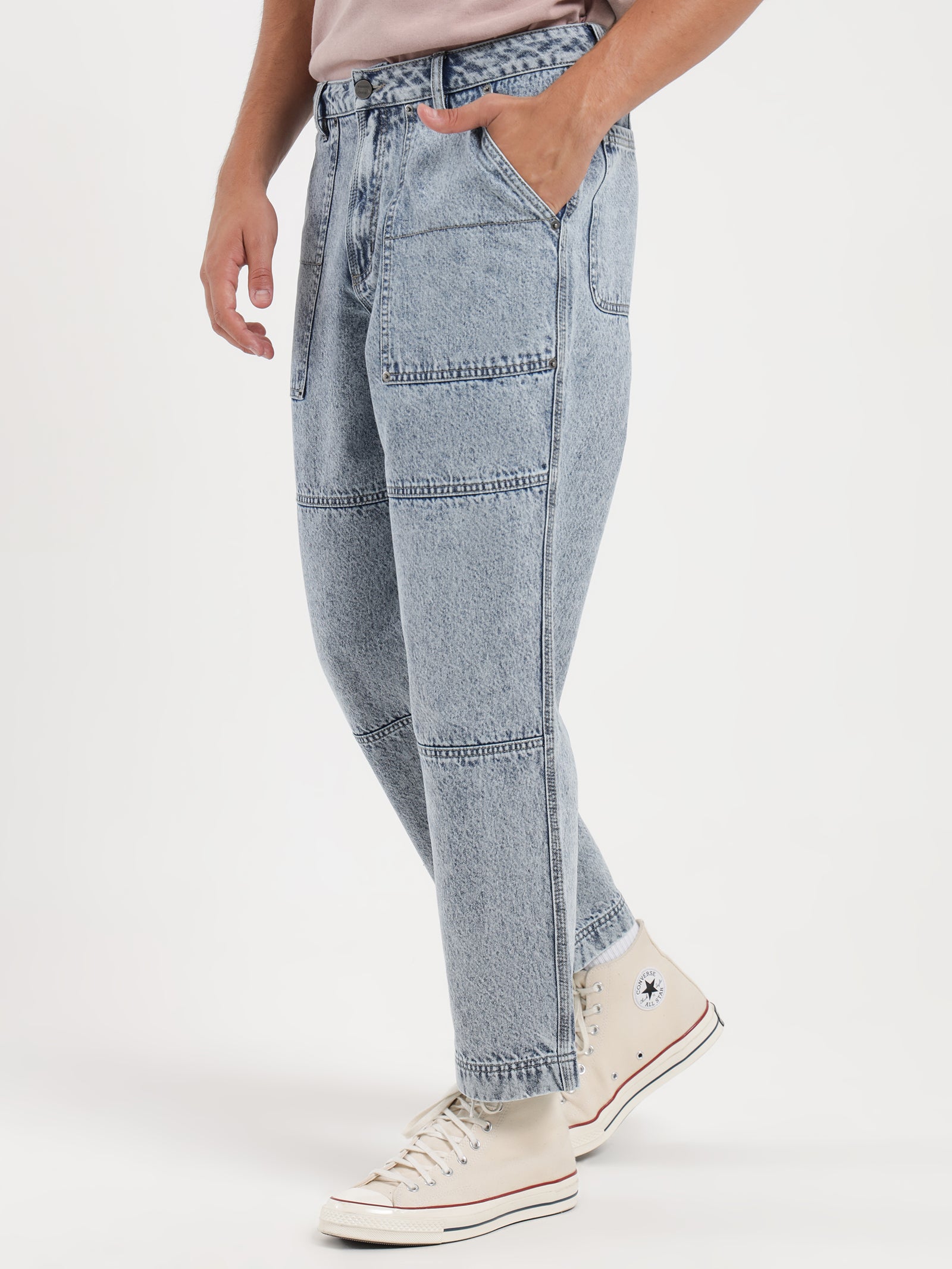 Anarchy Relaxed Jeans in Vintage Blue