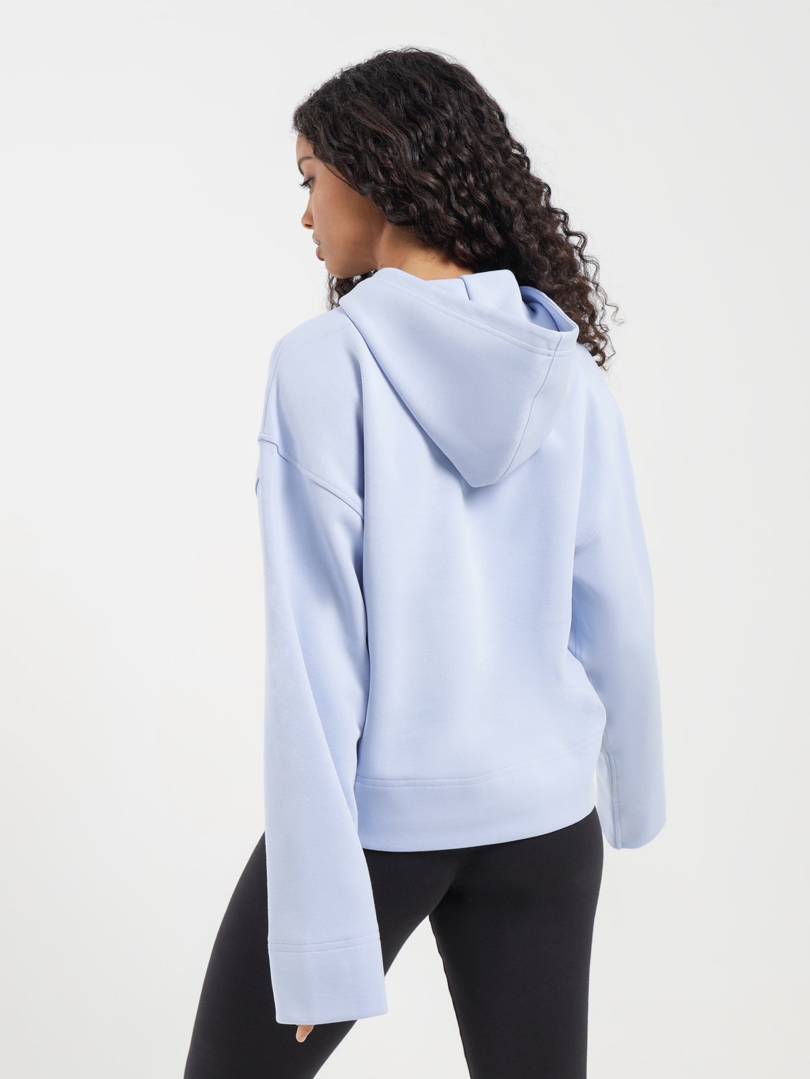 Premium Essentials Short Hoodie in Blue Dawn - Glue Store