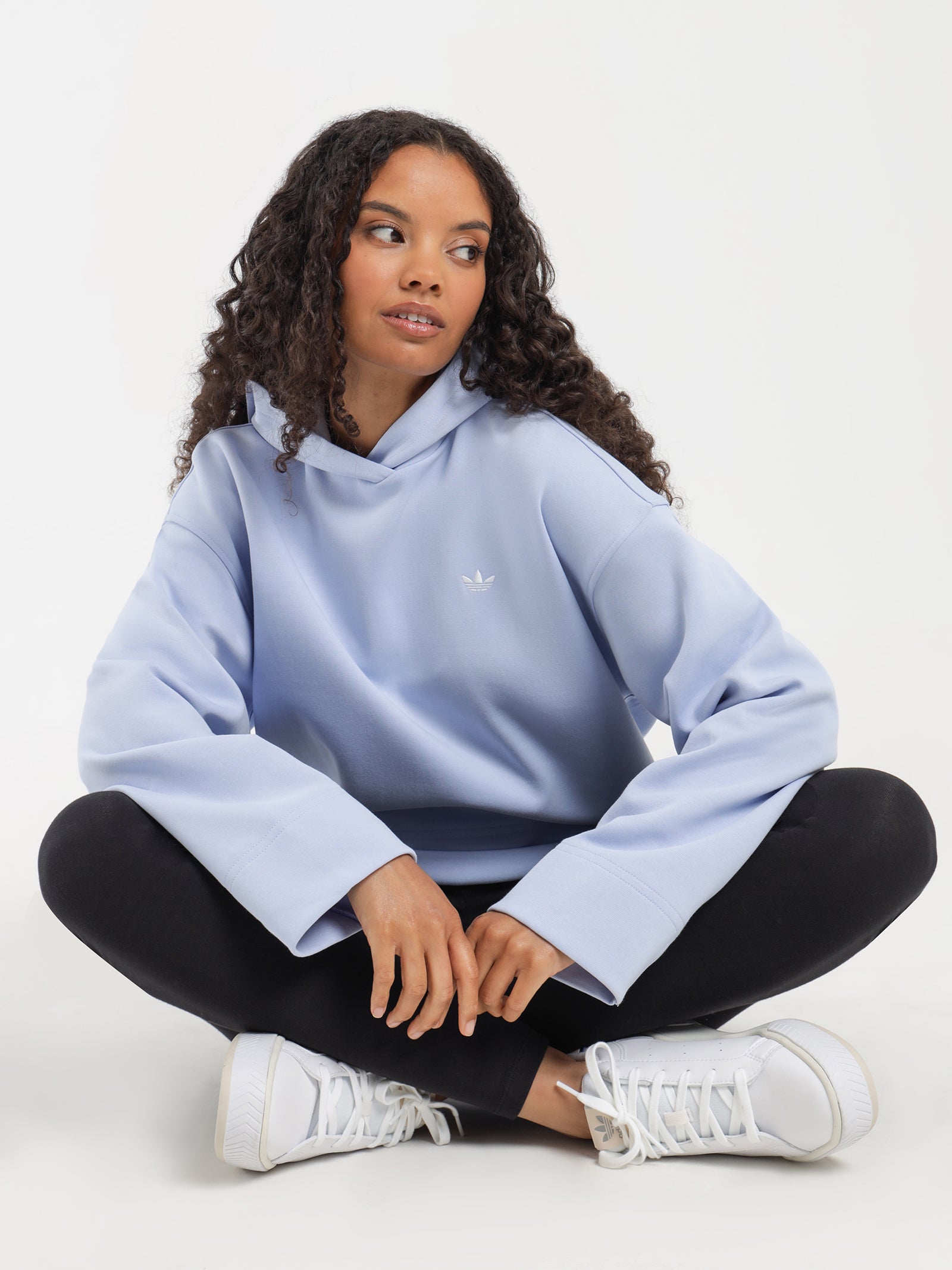 Adidas Blue Version Essentials Hoodie Adidas Premium Essentials