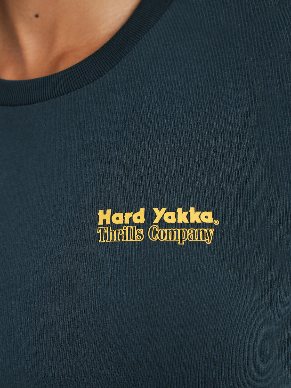 Hard Yakka x Thrills Double Double Mini T-Shirt in Yakka Green