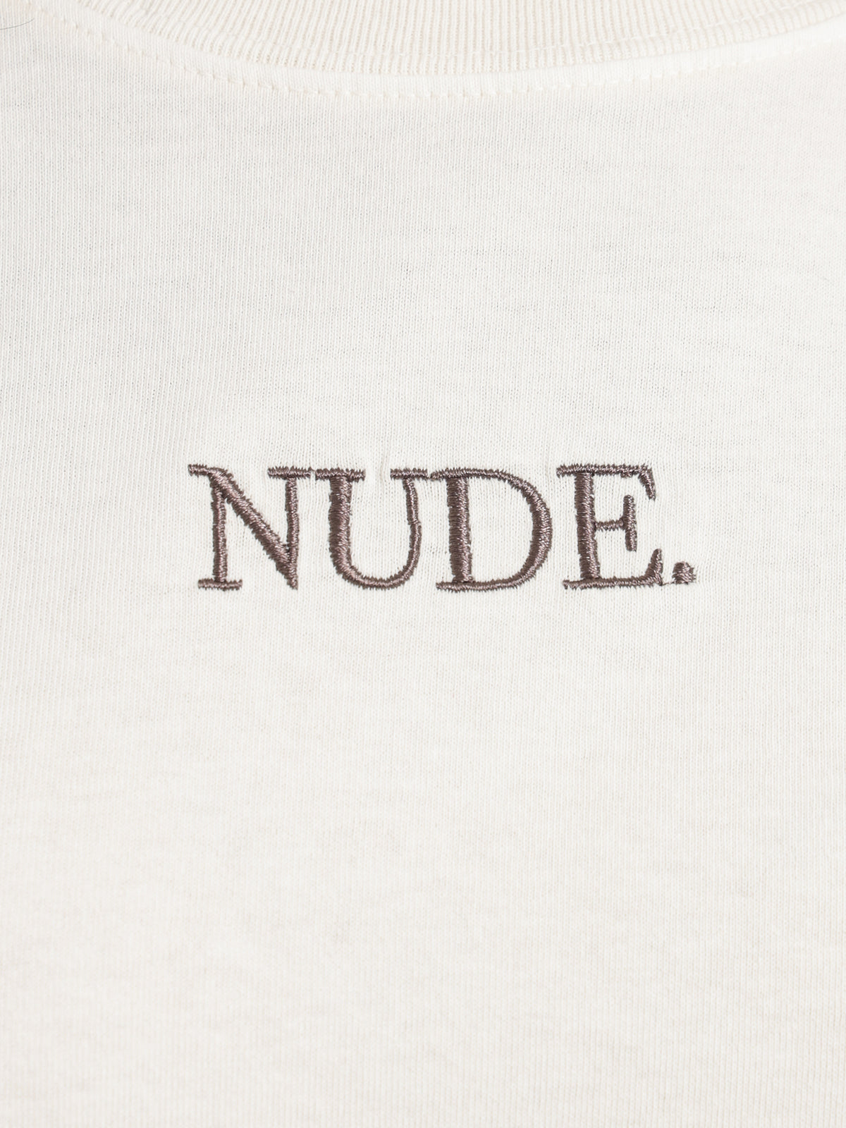 Nude Organic Boyfriend T-Shirt in Cloud