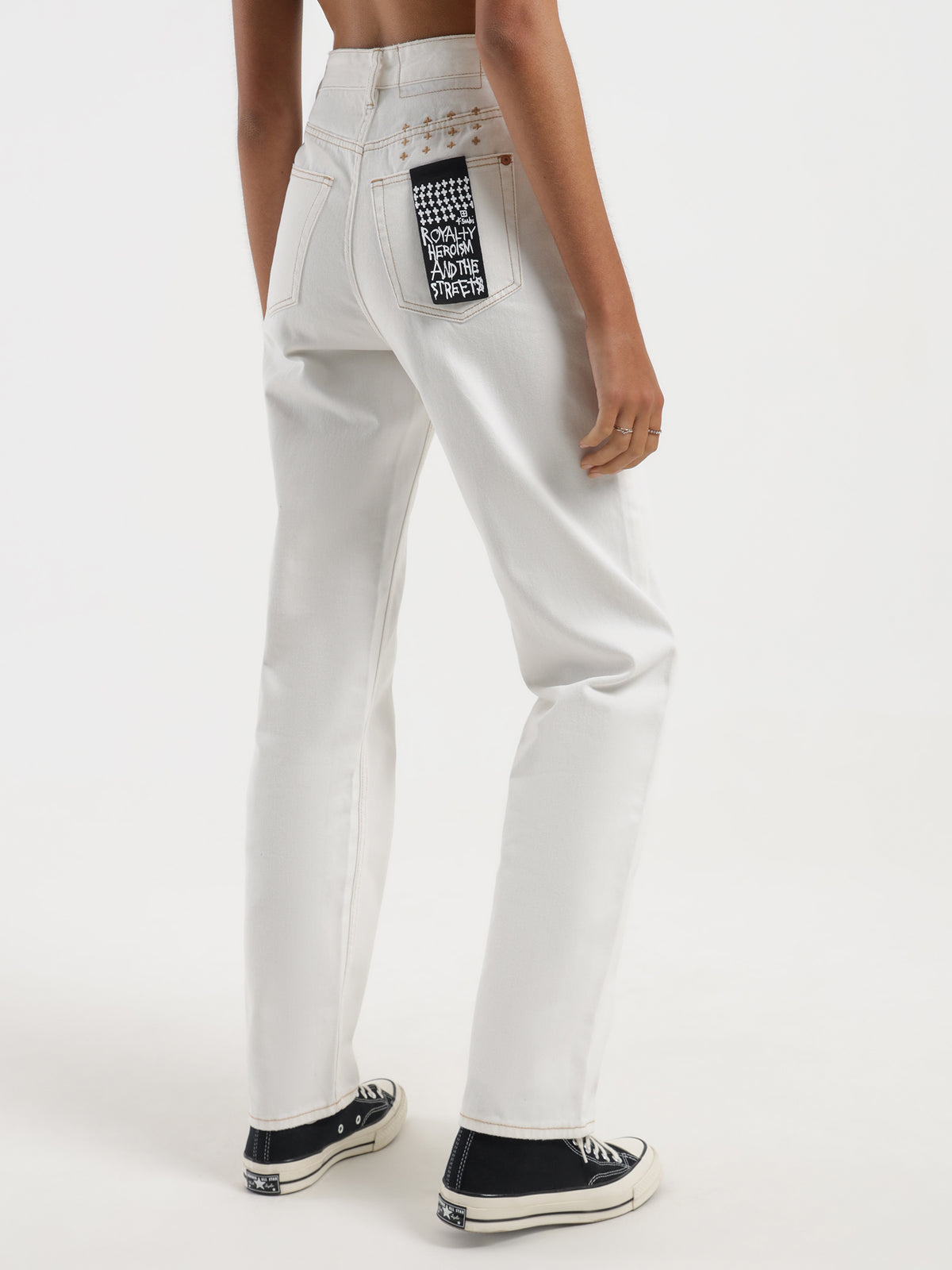 Playback Jeans in Sugar Rush White