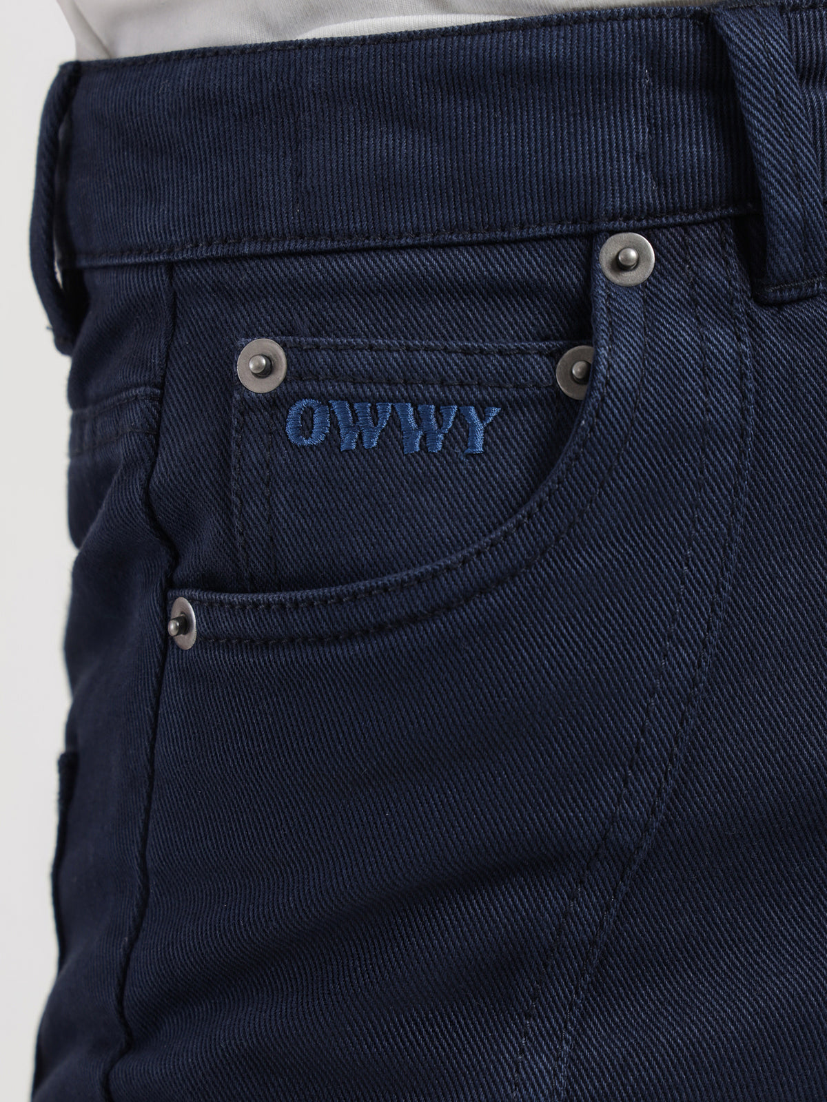 Curly Whirl Jeans in Indigo Blue