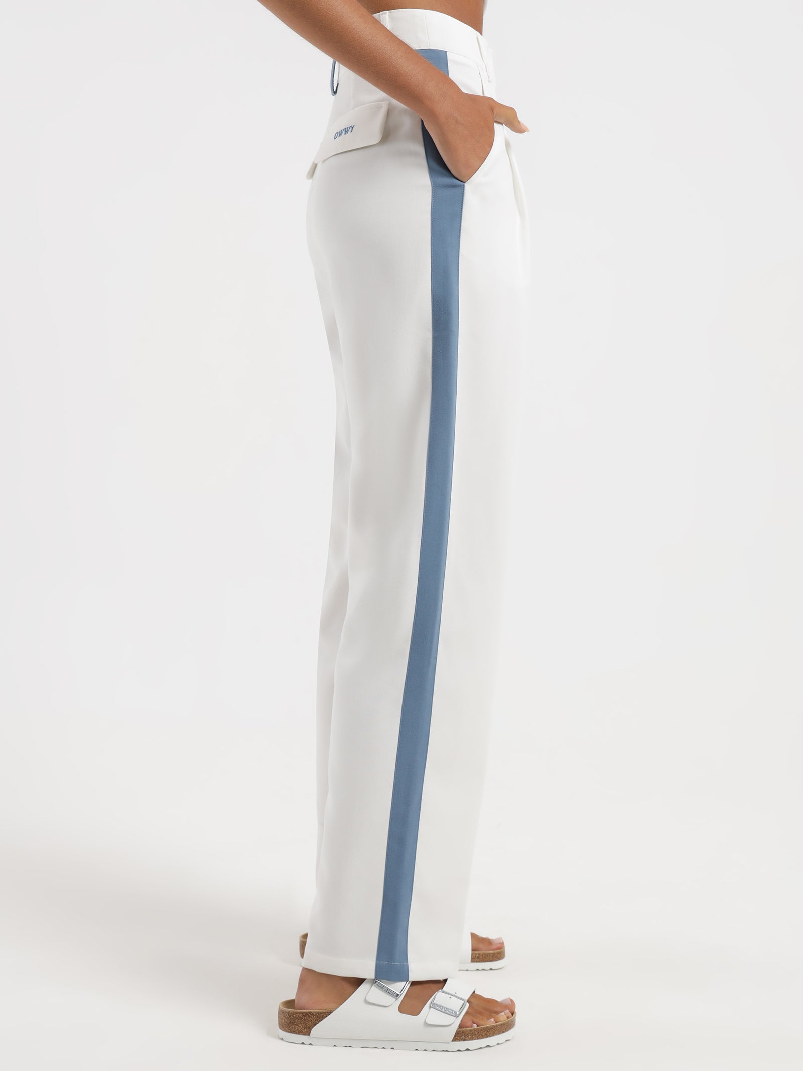Kirby Tailored Pants in Off White