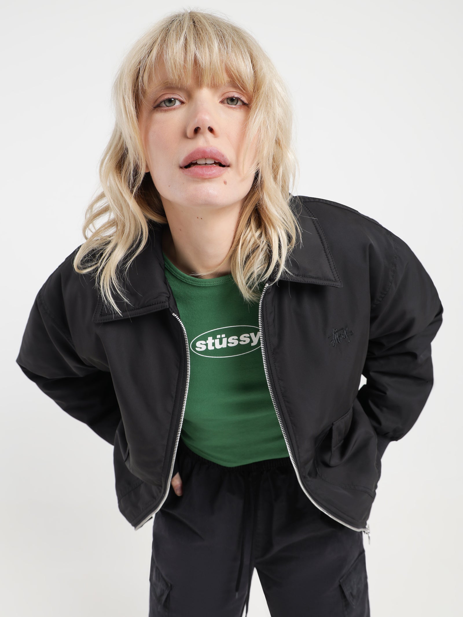 STUSSY SP25】Stussy Flight Bomber Jacket STÜSSY FLIGHT BOMBER