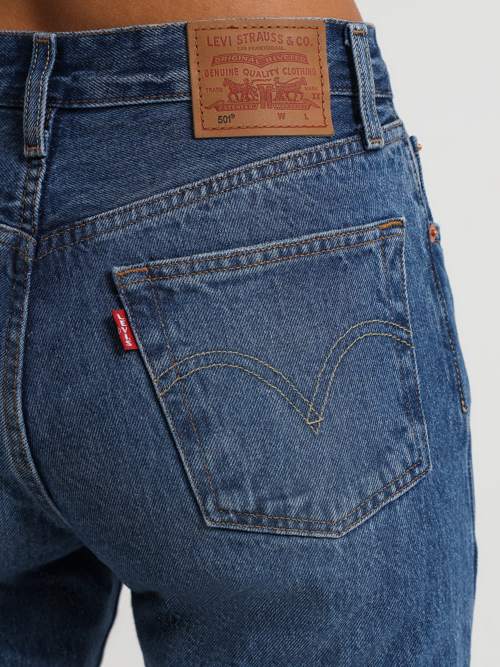 Levis 501 Original Jeans Denim Glue Store