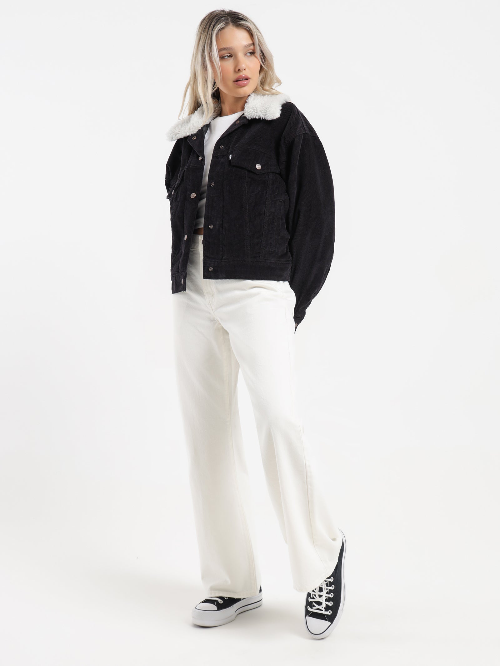 Sherpa Baby Baggy Trucker Jacket