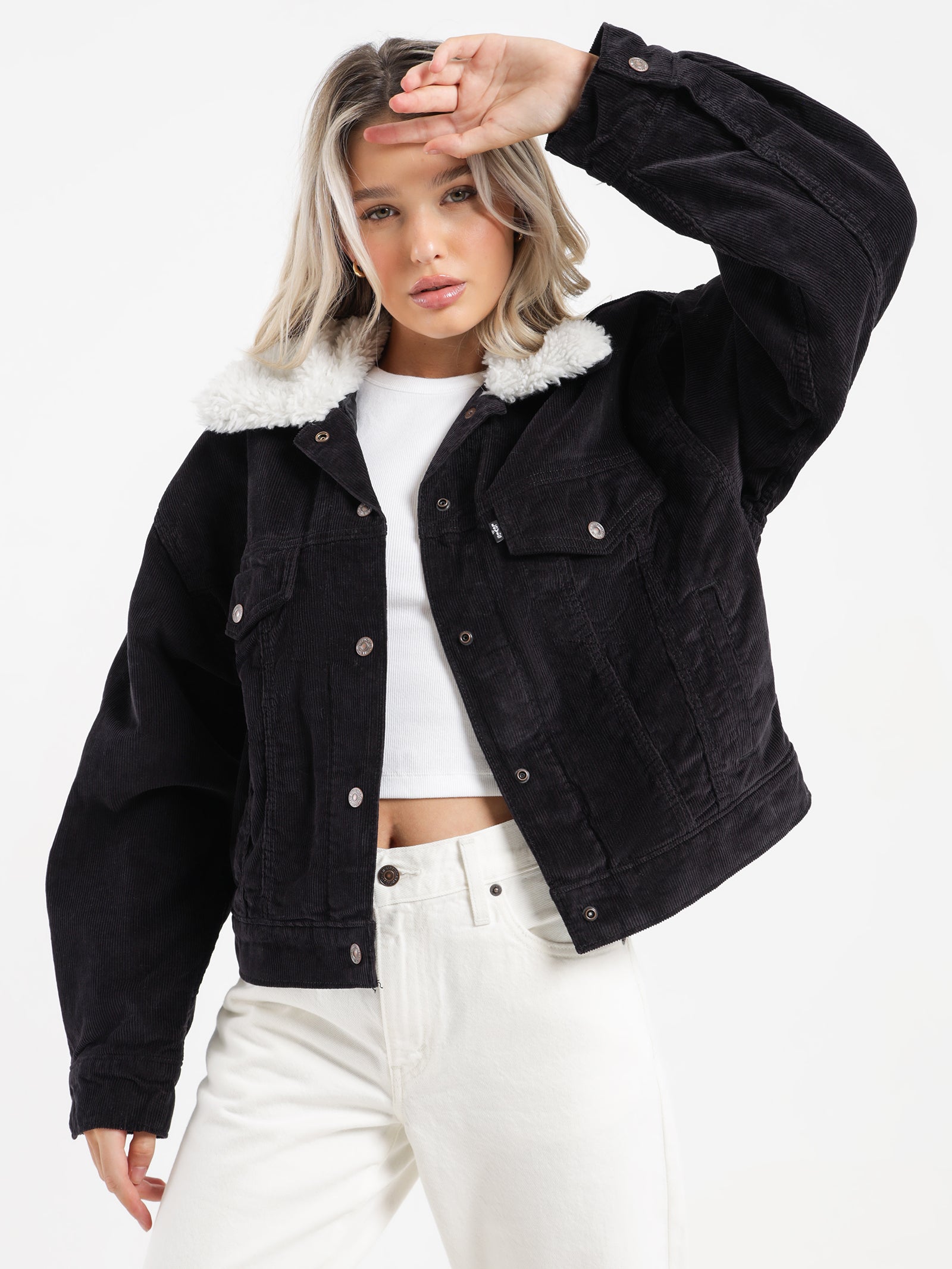 Sherpa Baby Baggy Trucker Jacket