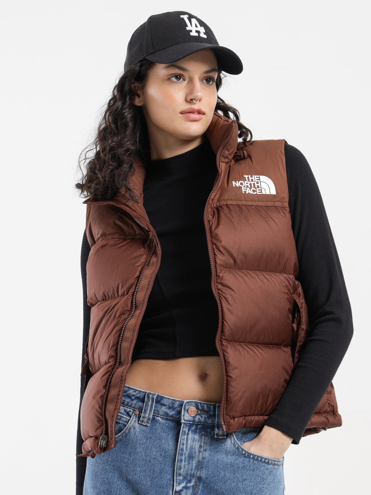 The North Face 96 Retro Nuptse Vest | Dark Oak