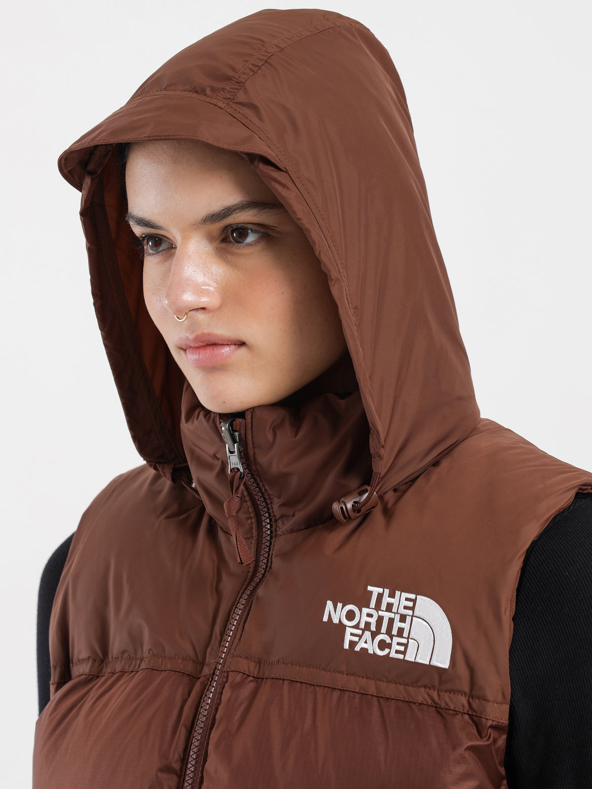The North Face 96 Retro Nuptse Vest | Dark Oak