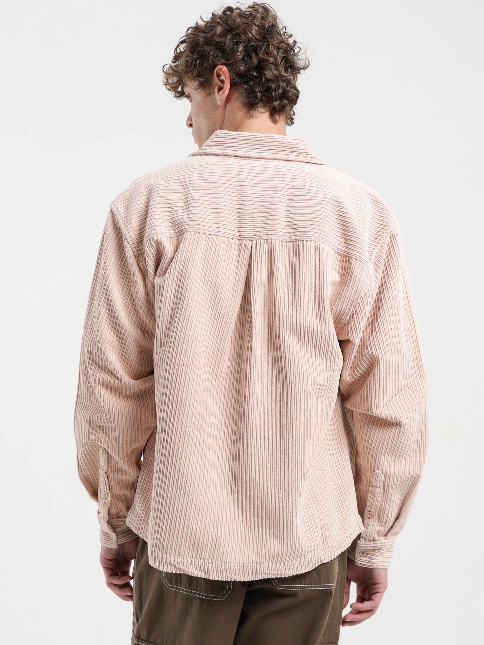 Manic Overshirt in Cosmetic Pink