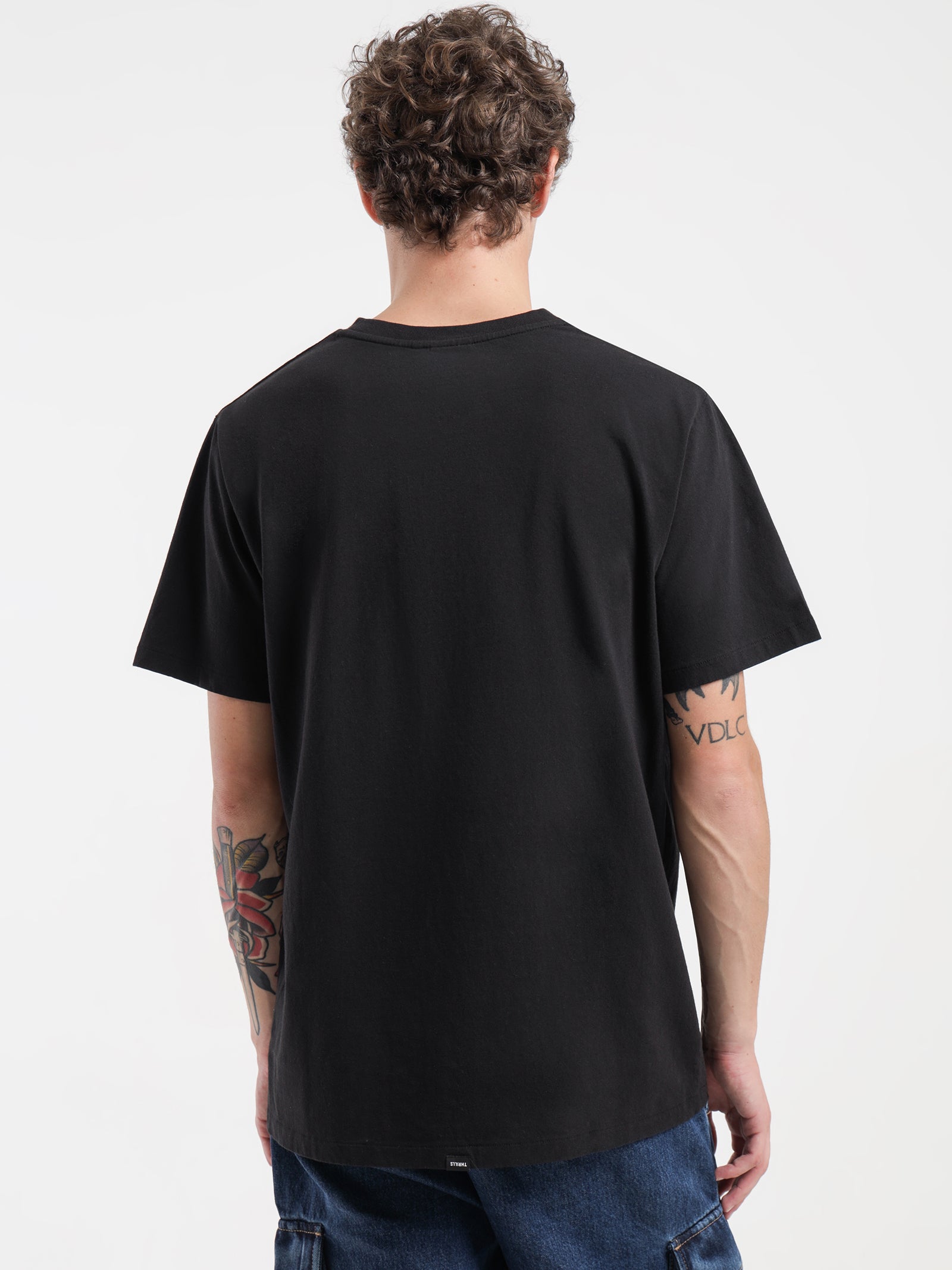 Thrills Petal Vision Merch Fit T-Shirt Black | Glue Store