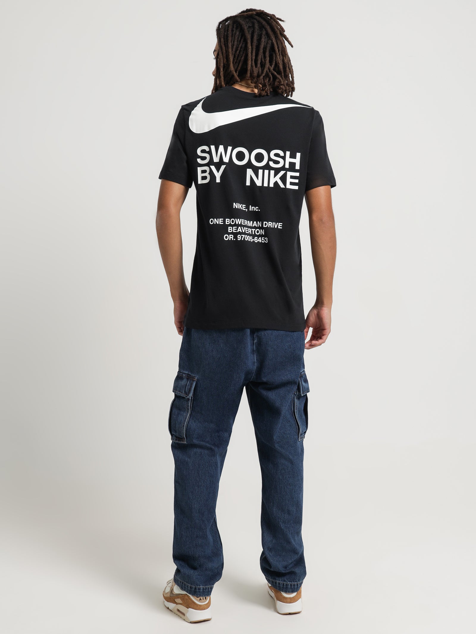 Nike Sportswear Big Swoosh T-Shirt Black Glue Store