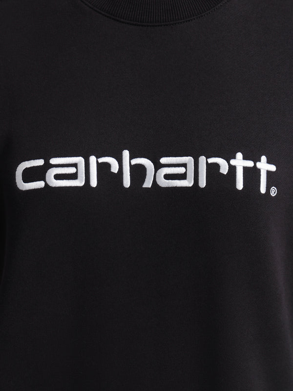 Carhartt Sweatshirt in Black & White - Glue Store