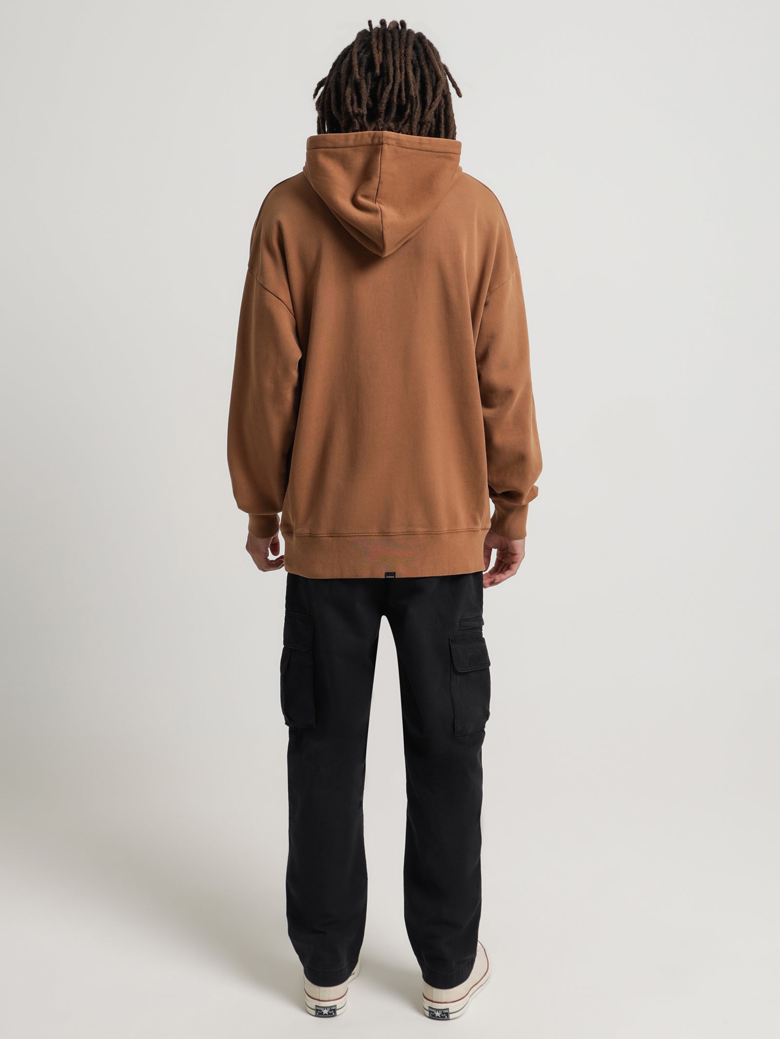 Minimal Thrills Slouch Pull On Hood in Bronze - Glue Store