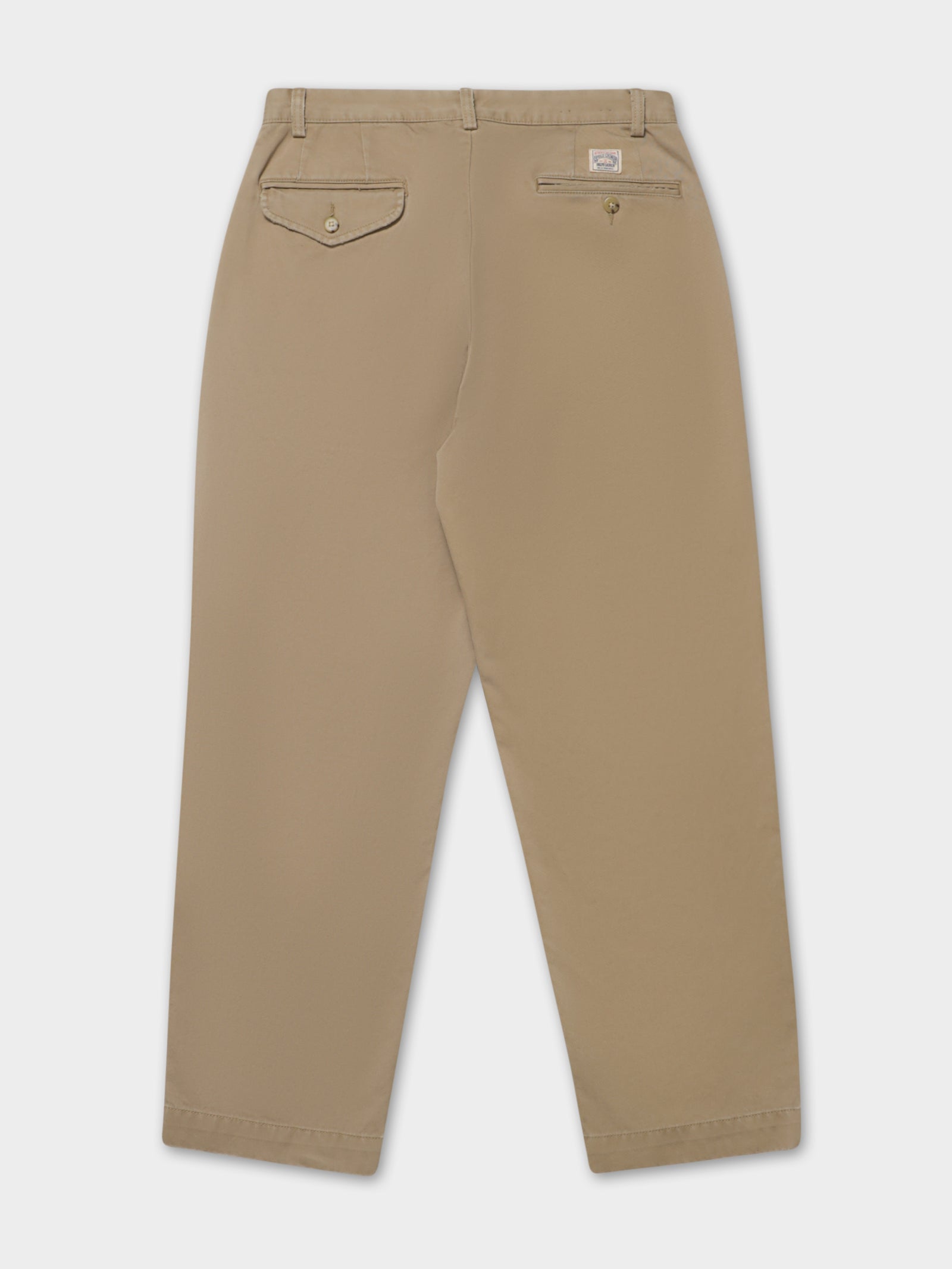 Pleat Detail Cotton Trousers