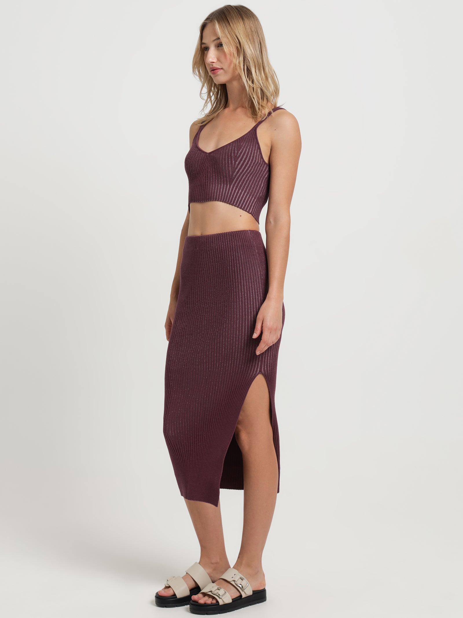 Olivia Knit Midi Skirt