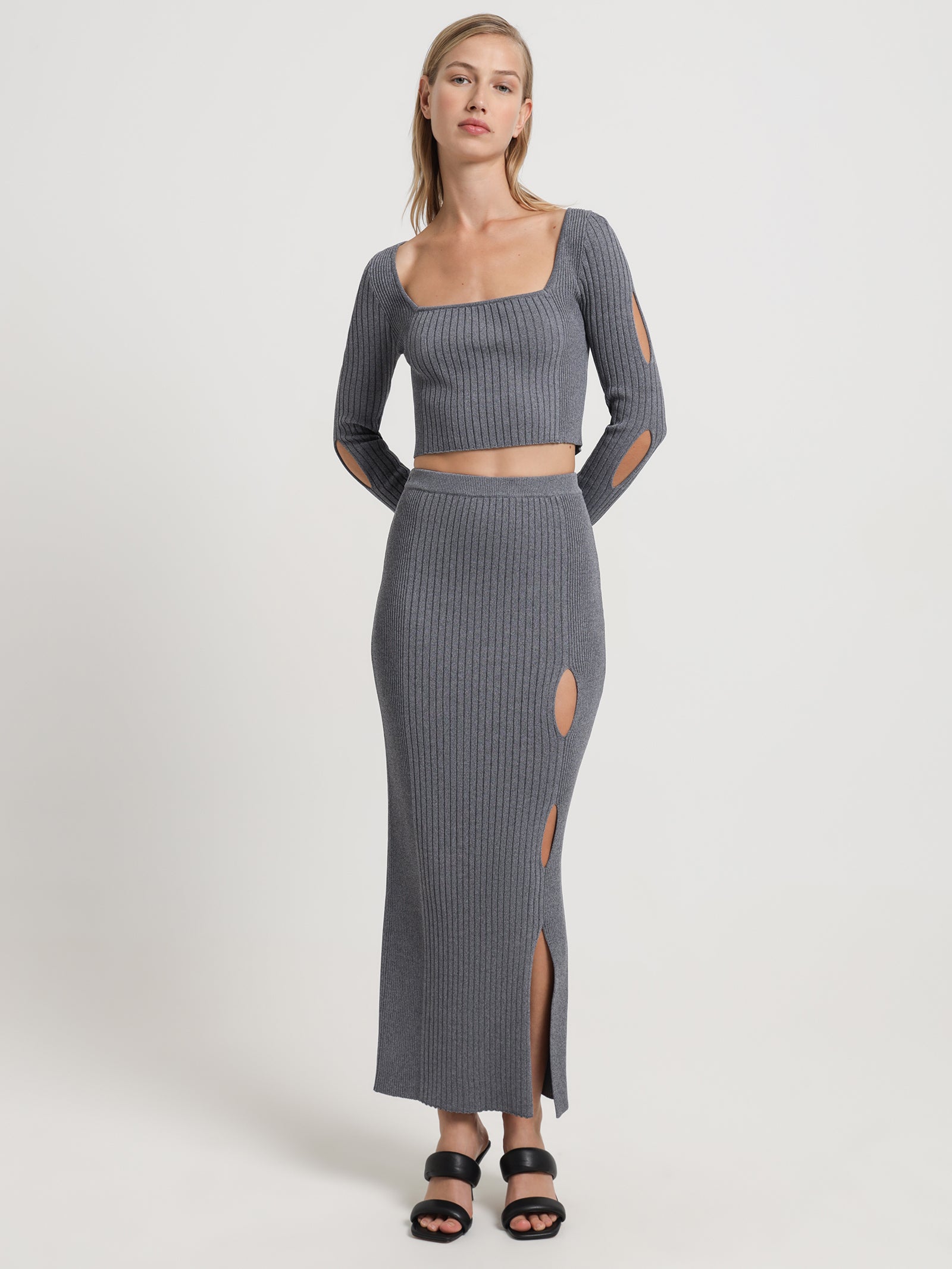 Kaesha Knit Midi Skirt