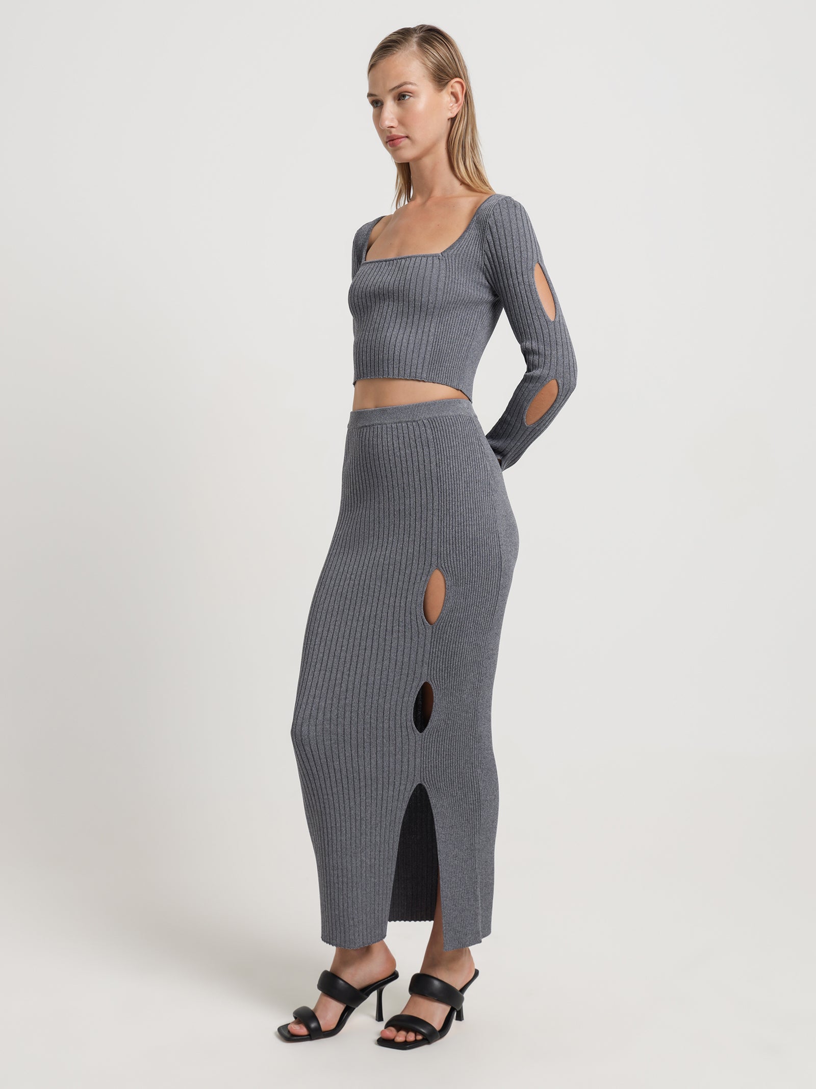 Kaesha Knit Midi Skirt