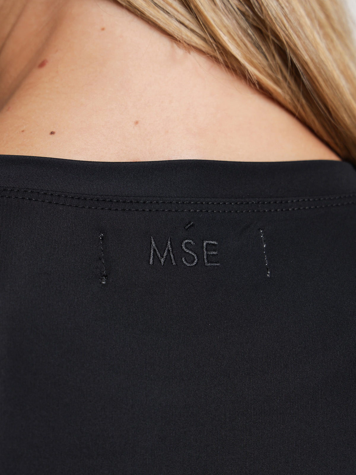 MSE Standard Long Sleeve Top in Black