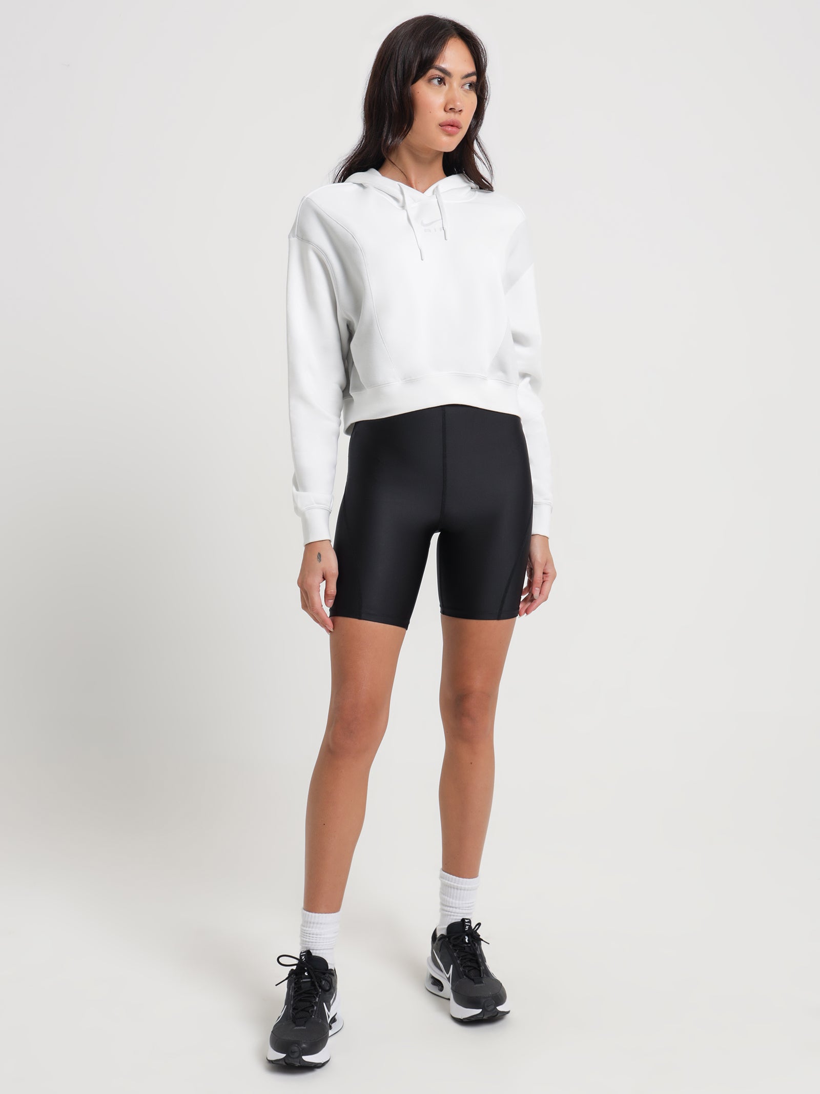 Nike Air Oversized Crop Fleece Hoodie - Main Image