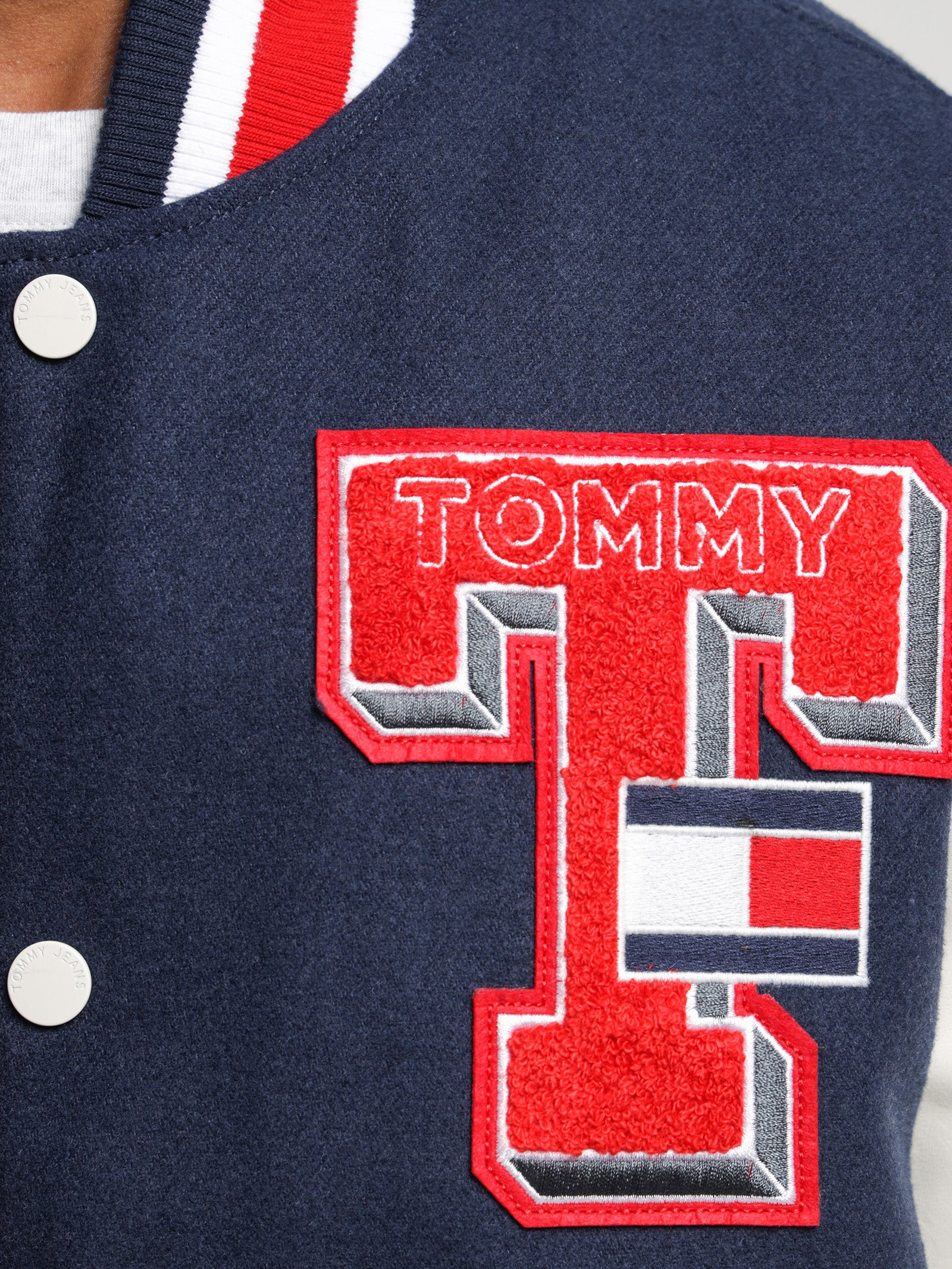 College Relaxed Baseball Letterman Jacket