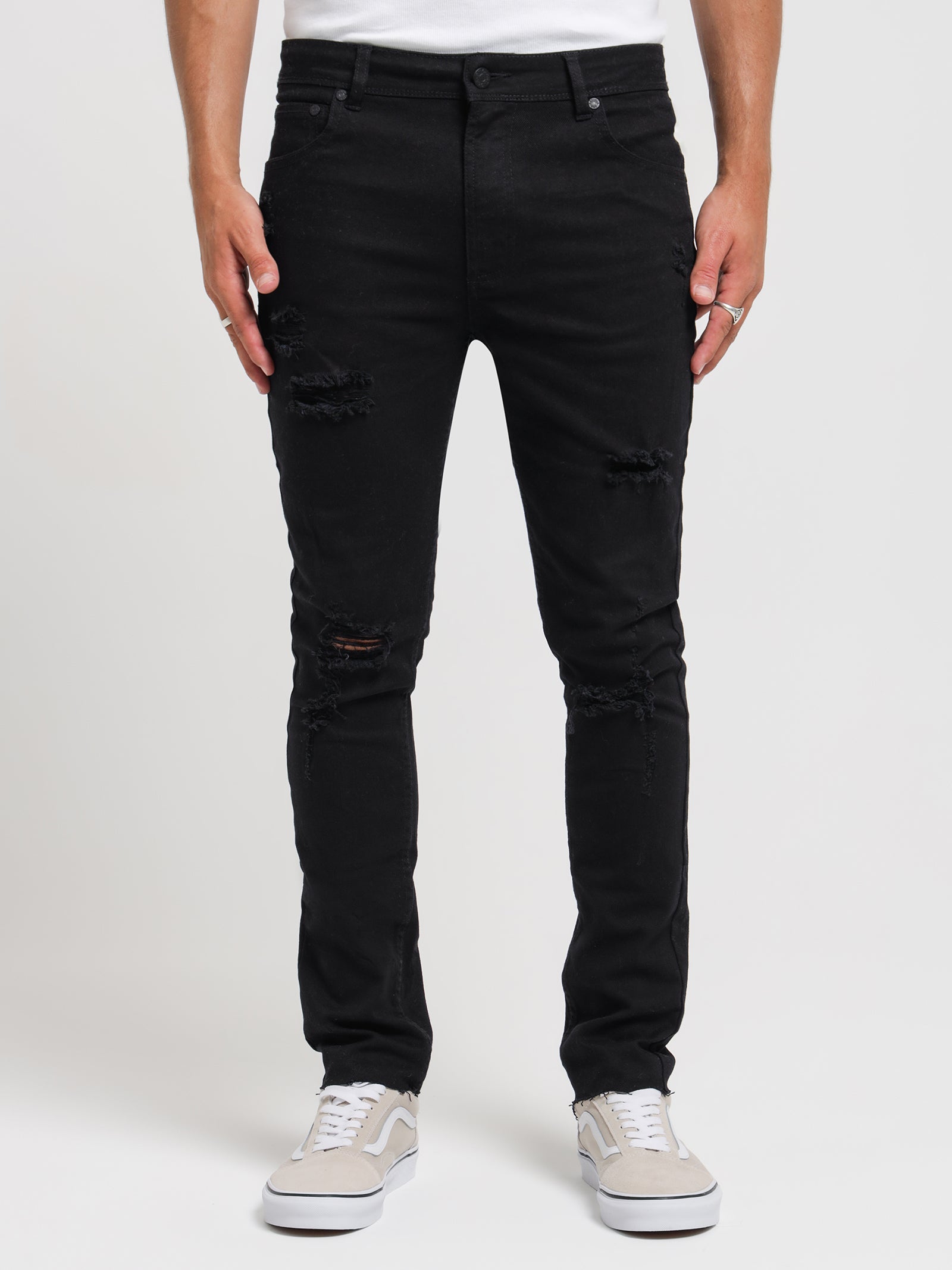 Arden Rip Skinny Jeans