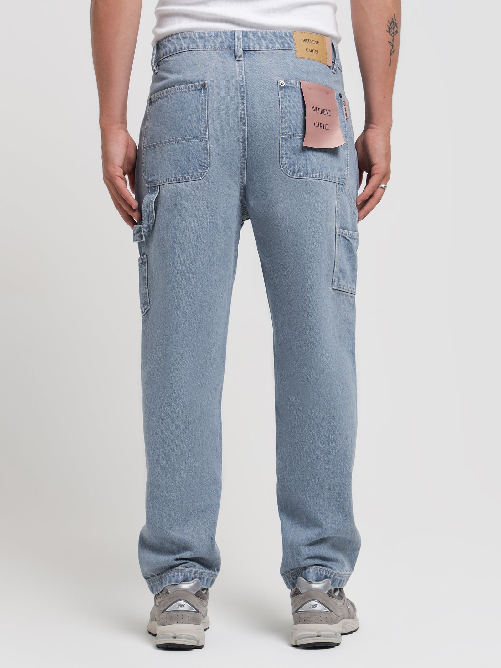 Outcast Relaxed Carpenter Jeans in Arctic Blue