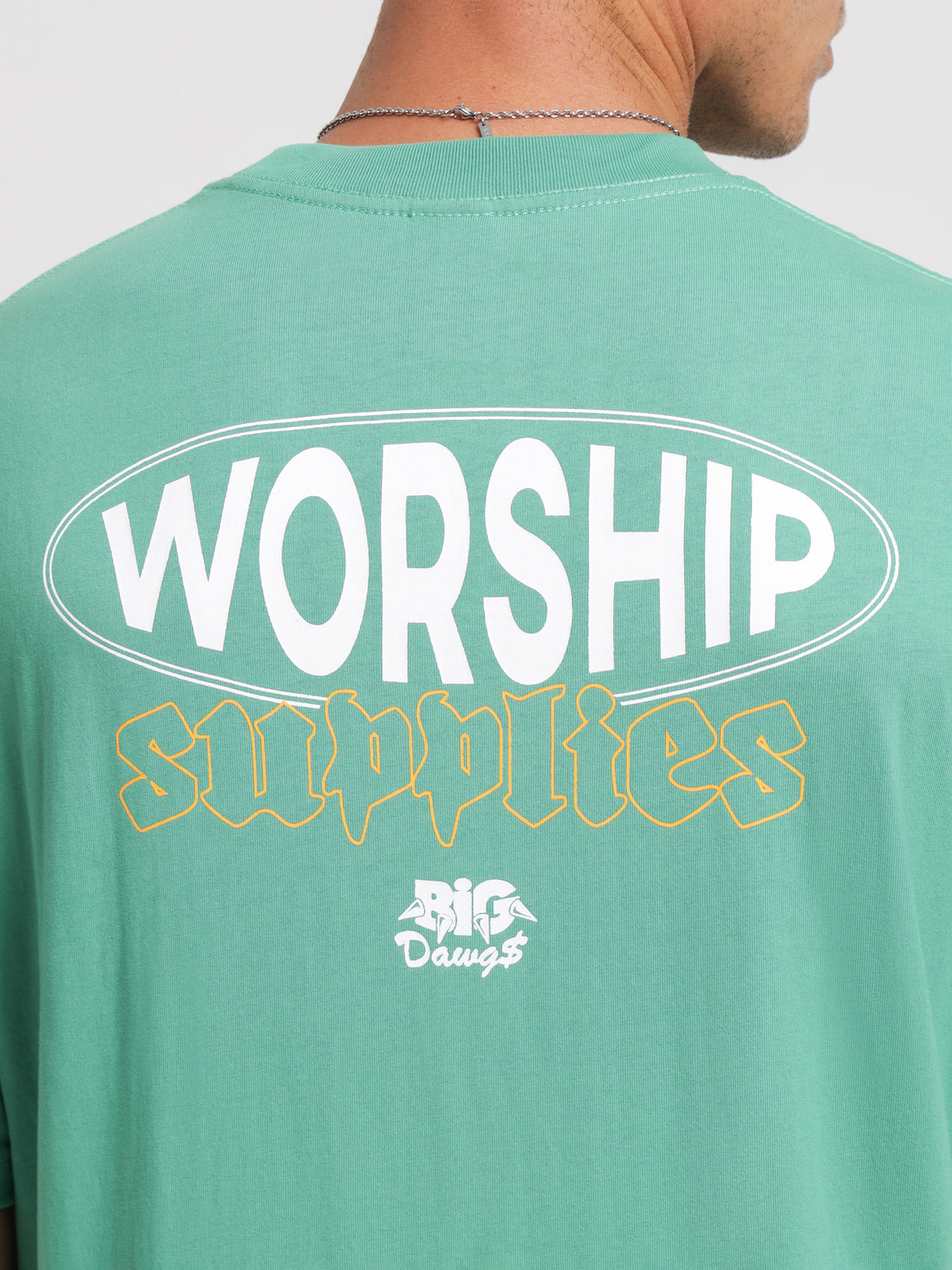 Purebred T-Shirt in Washed Opal Green