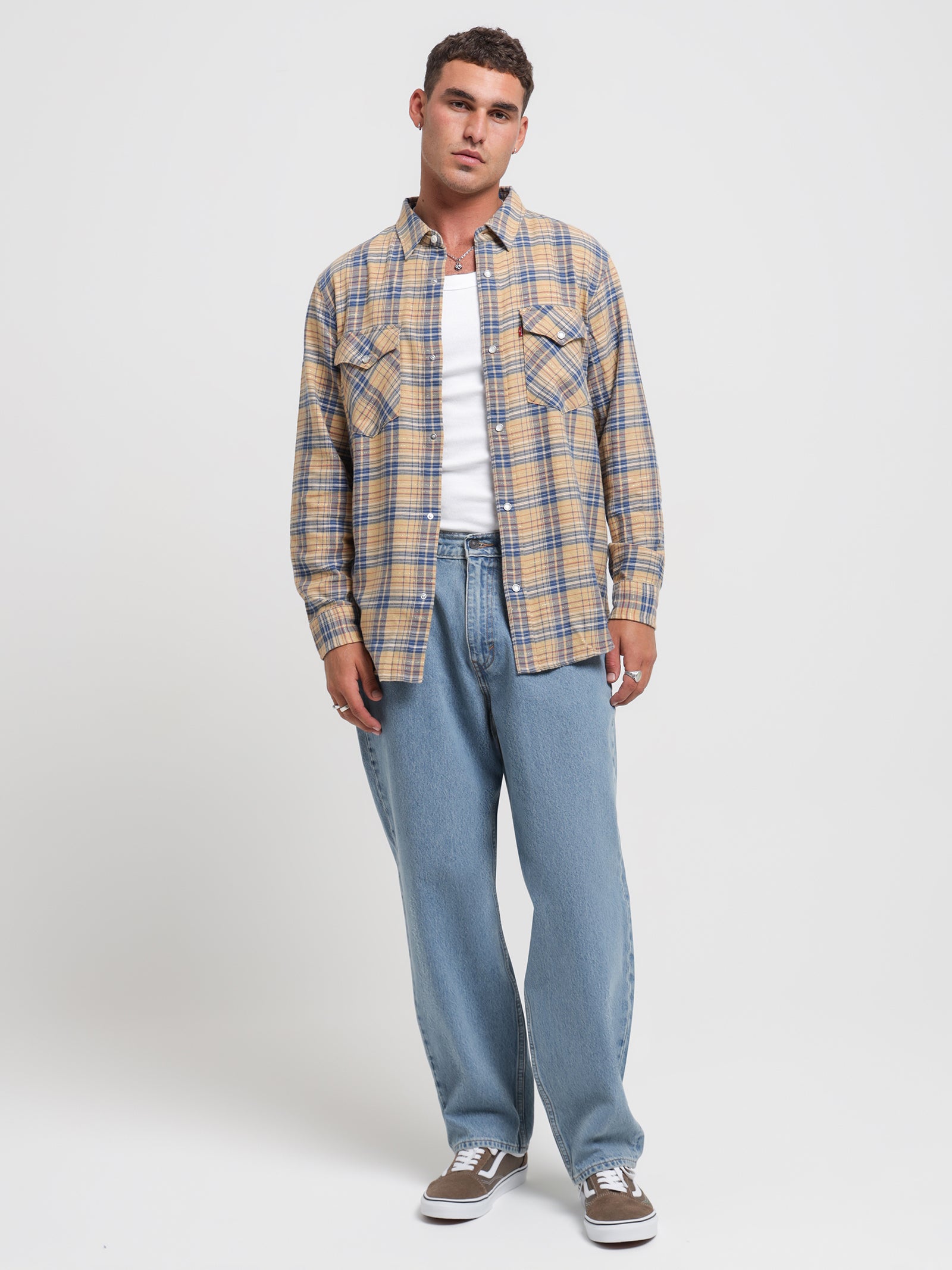 Relaxed Fit Western Shirt