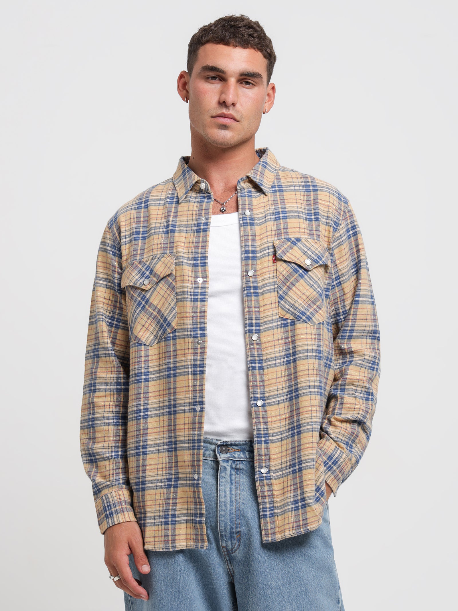 Relaxed Fit Western Shirt