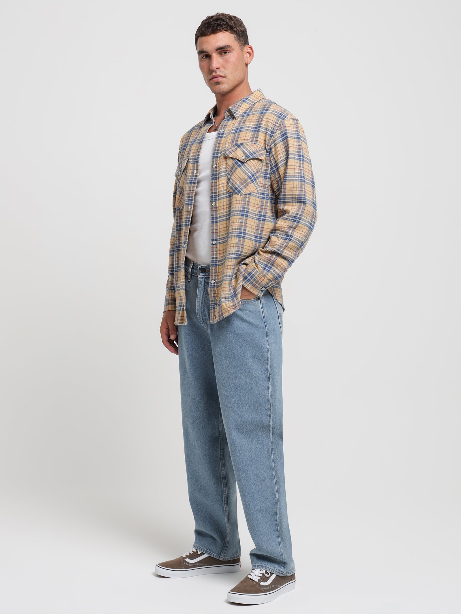 Relaxed Fit Western Shirt